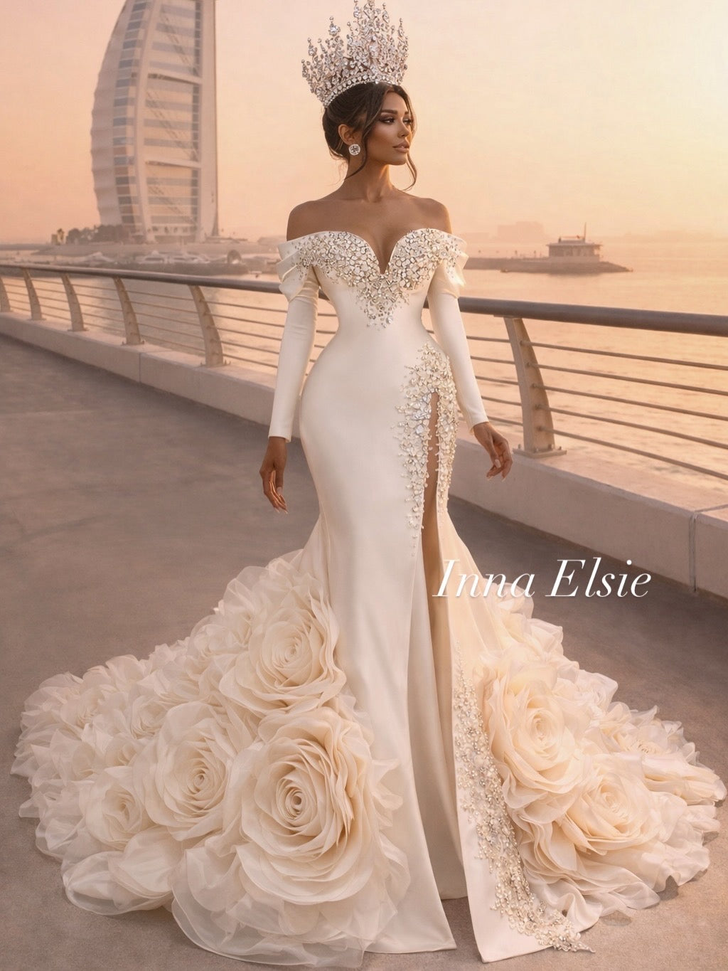 knee length dresses for ladies Sarah Alouache Valentina