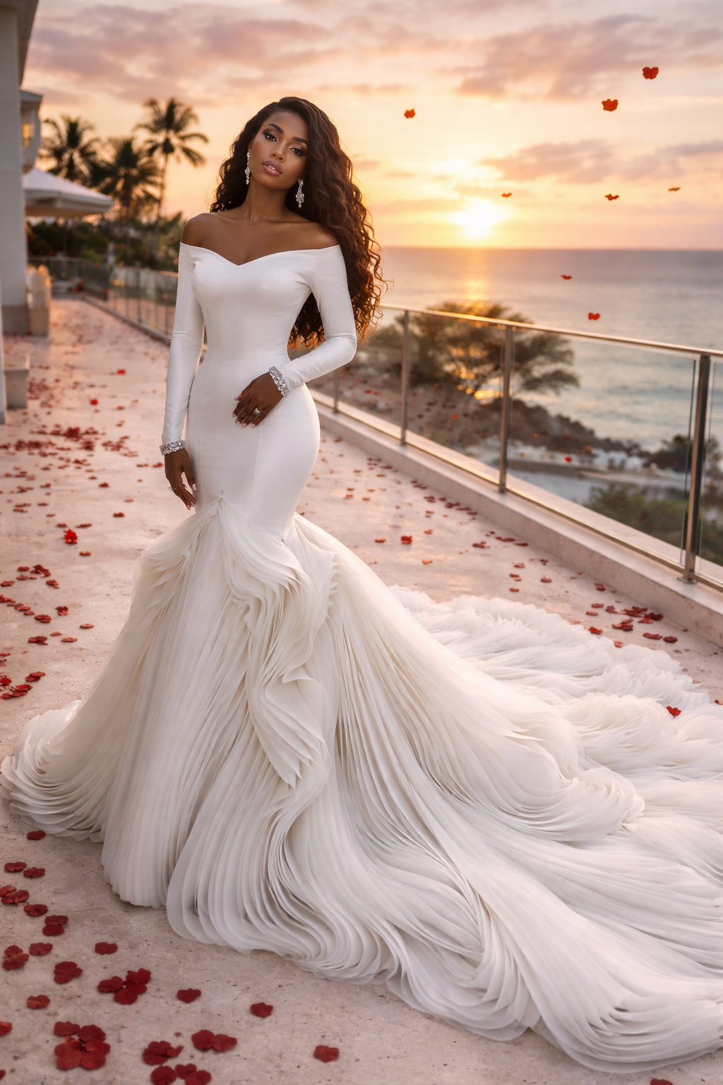 asian bridal long dresses Calla Blanche Asia