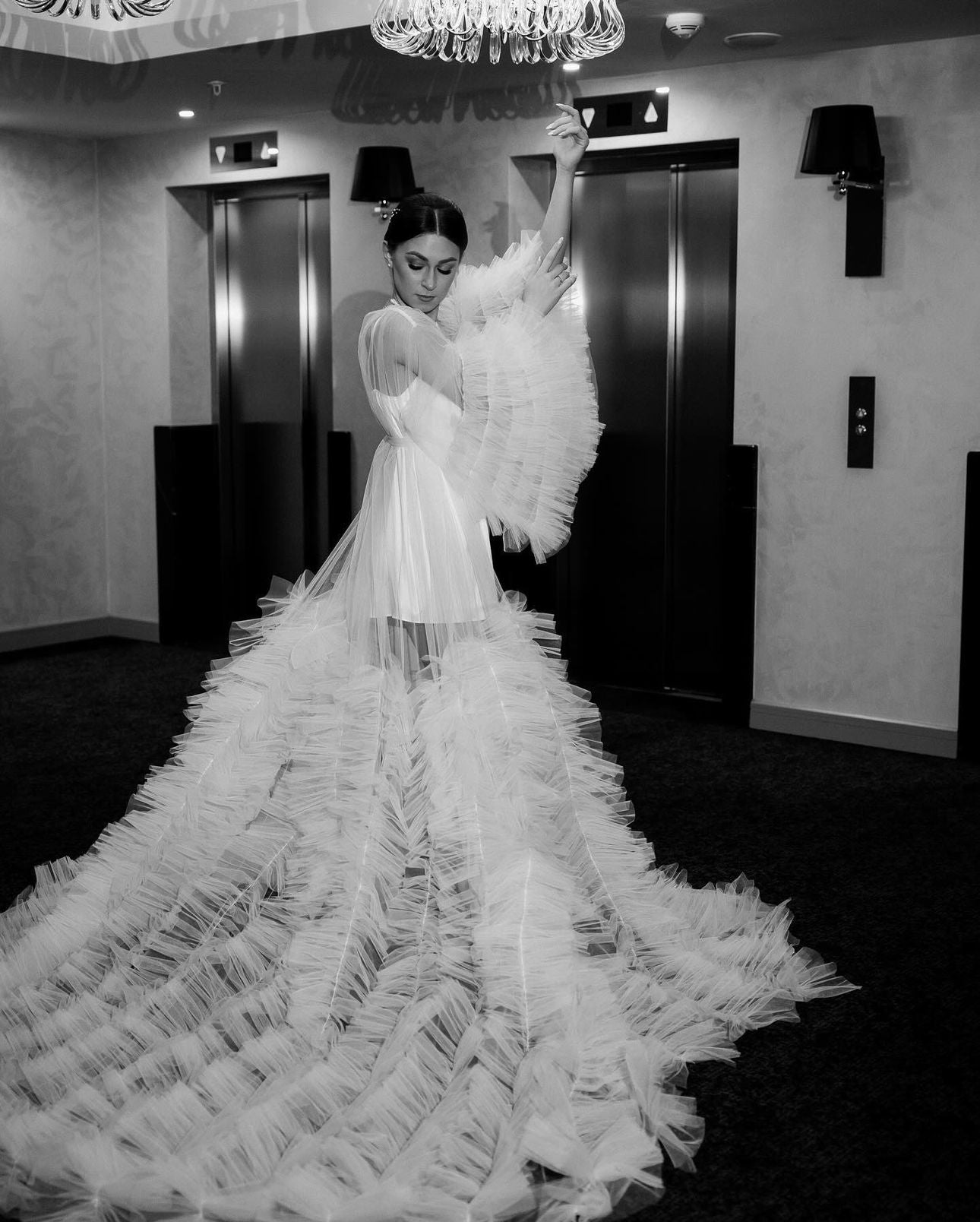 Luxury Kelsey Tulle Bridal Robe