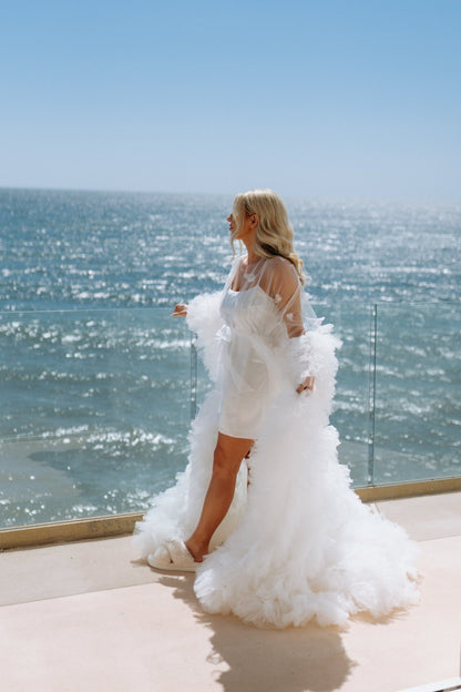 Luxury Kelsey Tulle Bridal Robe