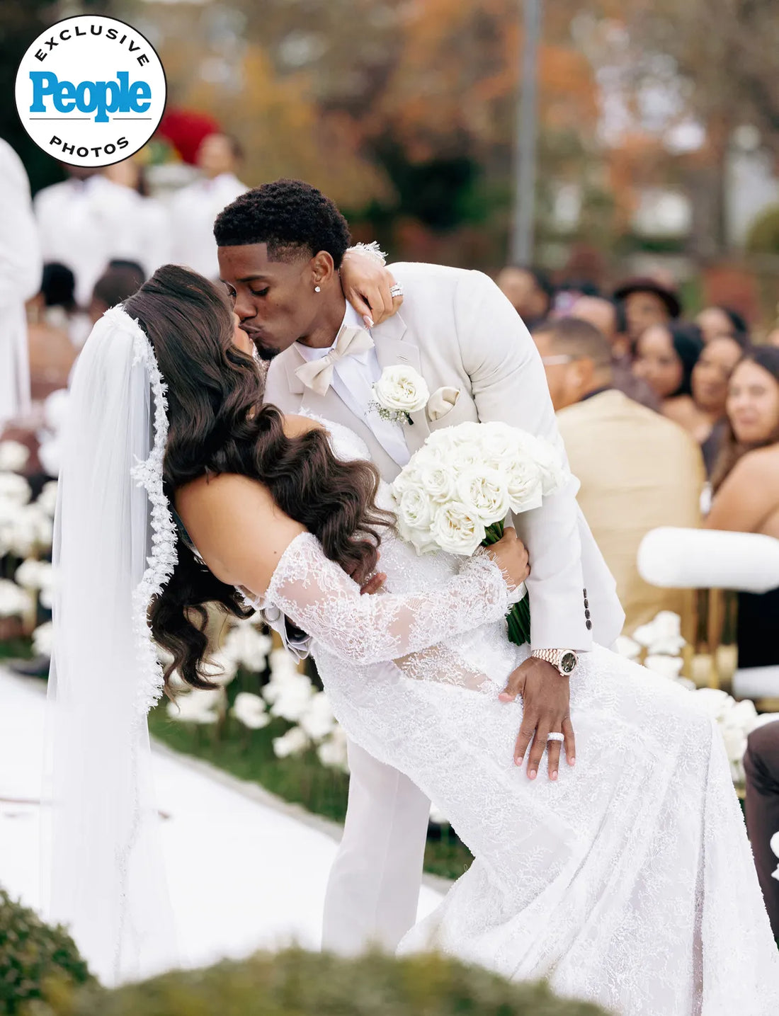 YouTubers Rissa and Quan Are Married! Inside Their 'Floral Wonderland' Wedding — Featuring a Custom Inna Elsie Bridal Robe