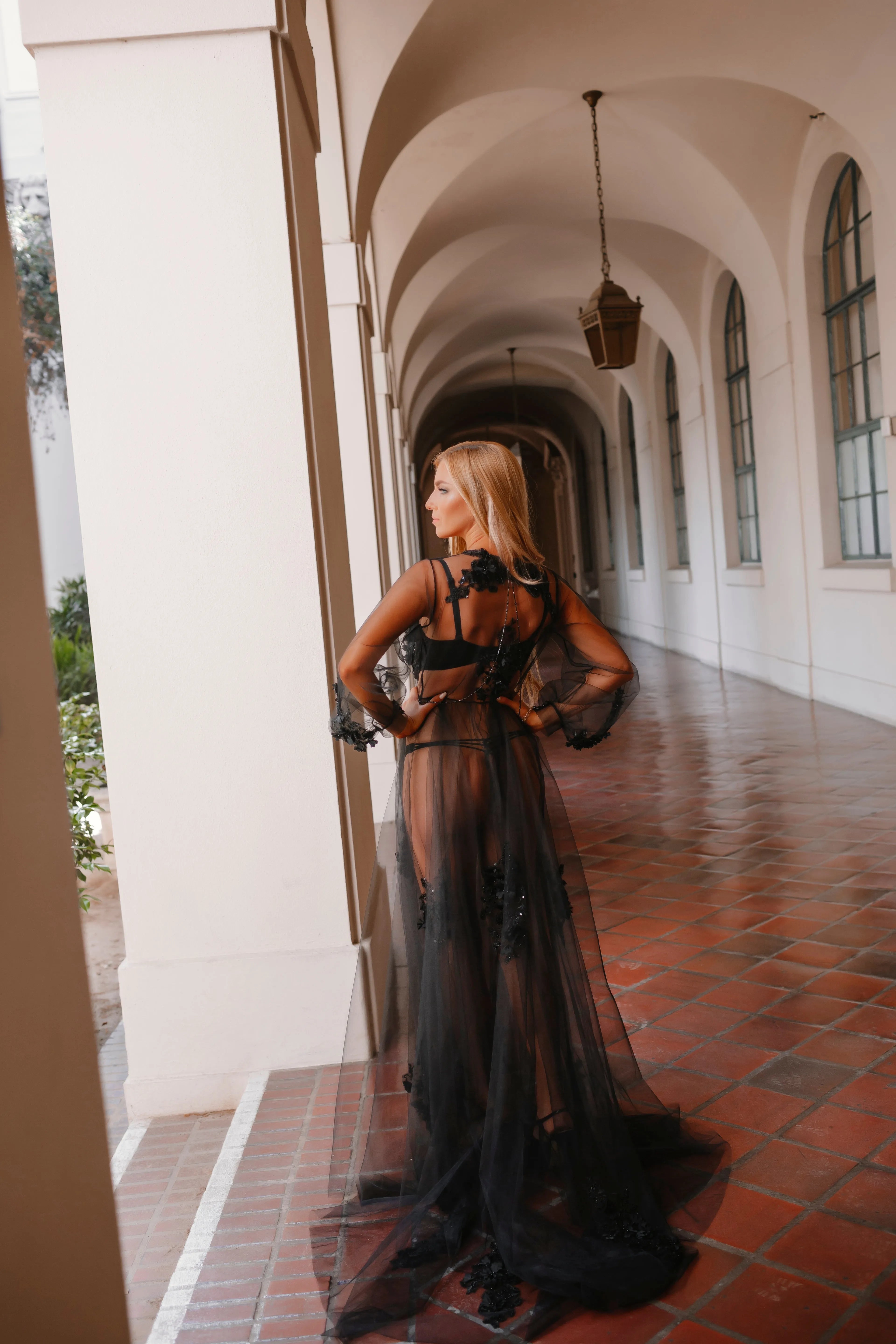 Luxury Black Robes - Inna Elsie