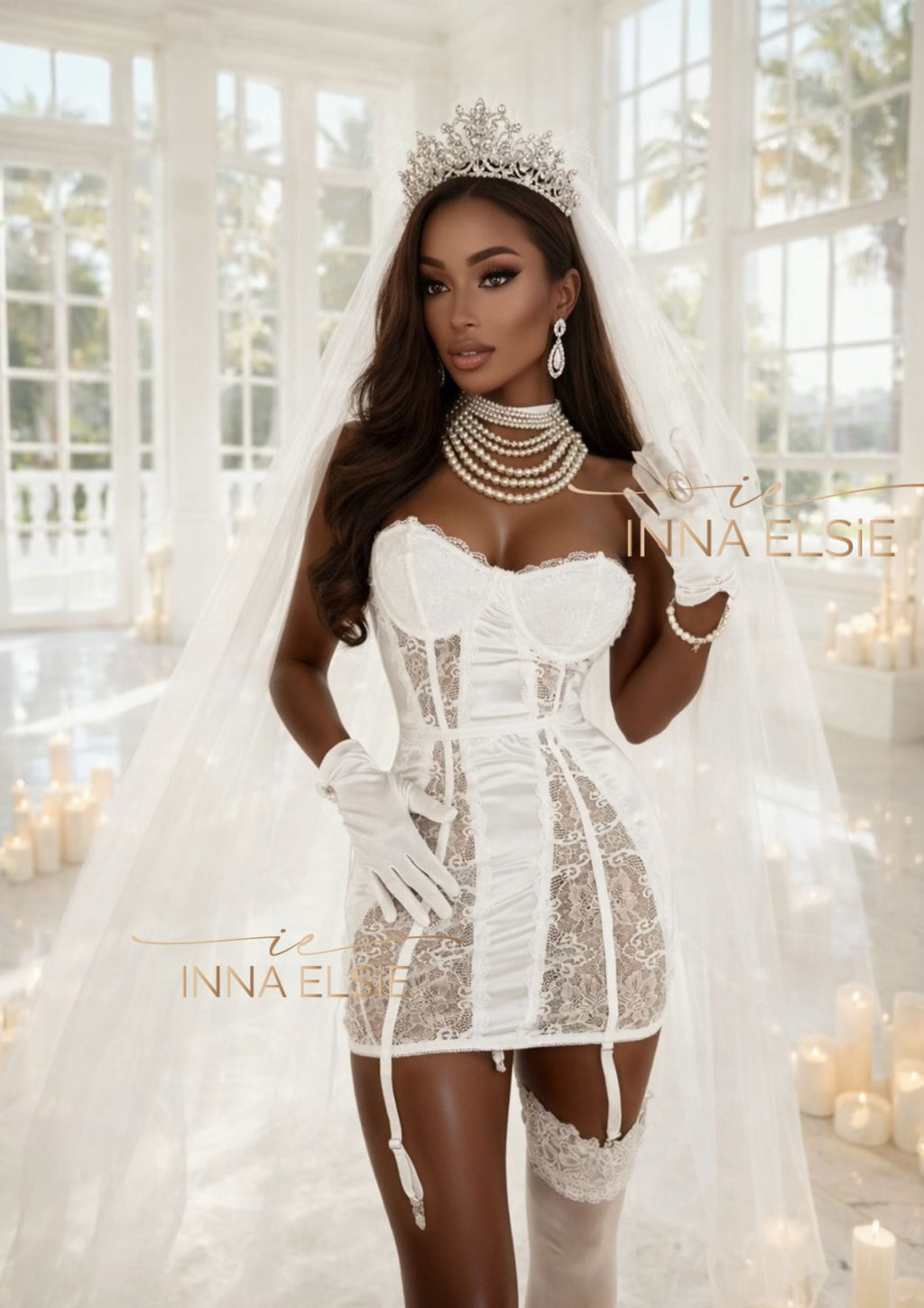 DRAYA Silk Bridal Luxury Slip Dress