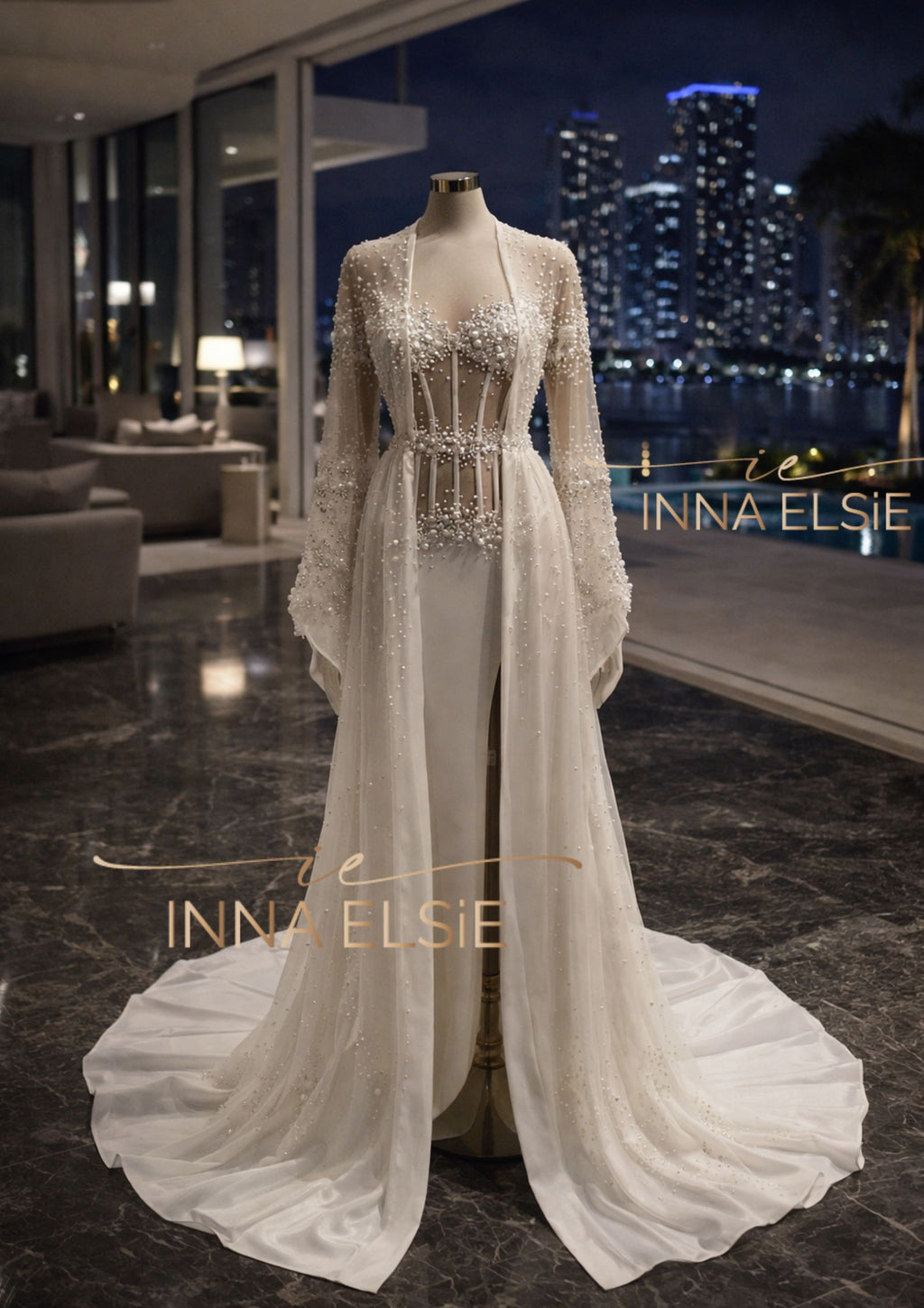 AGNESS BRIDAL ROBE * SLIP DRESS NOT INCLUDED