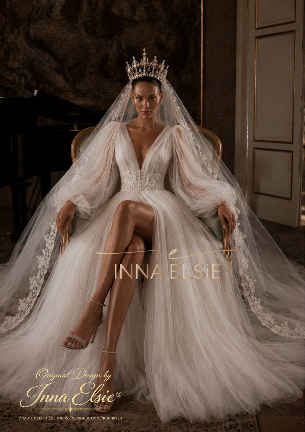AMINA Luxury Bridal Robe