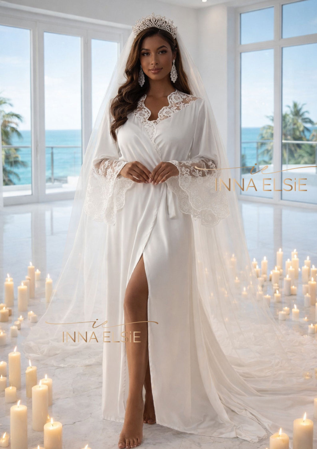 MIKAELA Luxury Bridal Robe