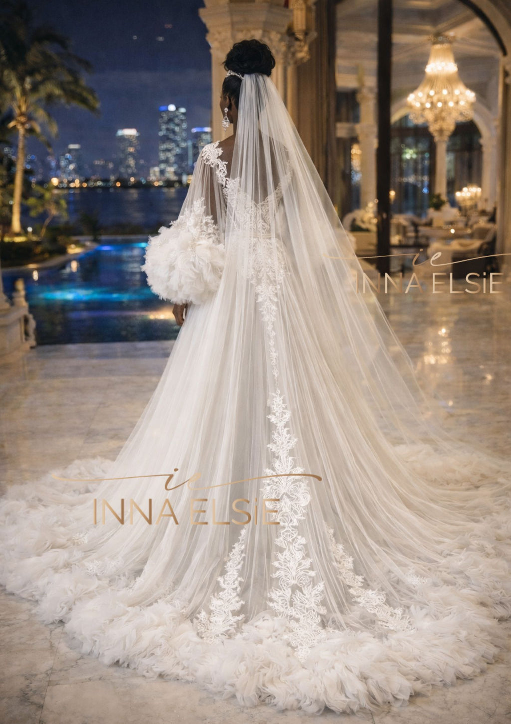 GABIANNA Couture Tulle Bridal Robe
