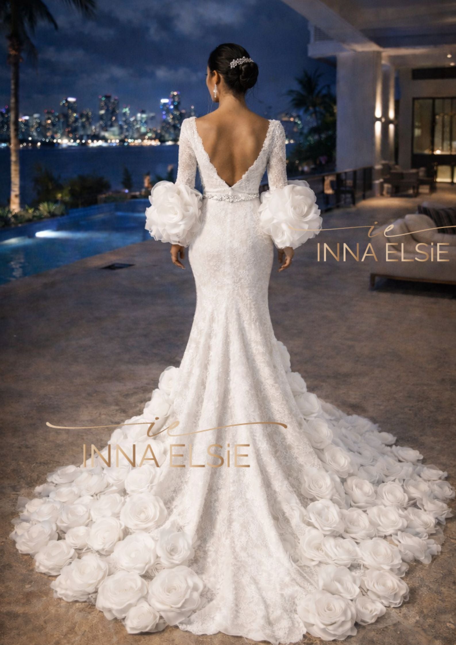 KIMBERLY Couture Lace Bridal Robe