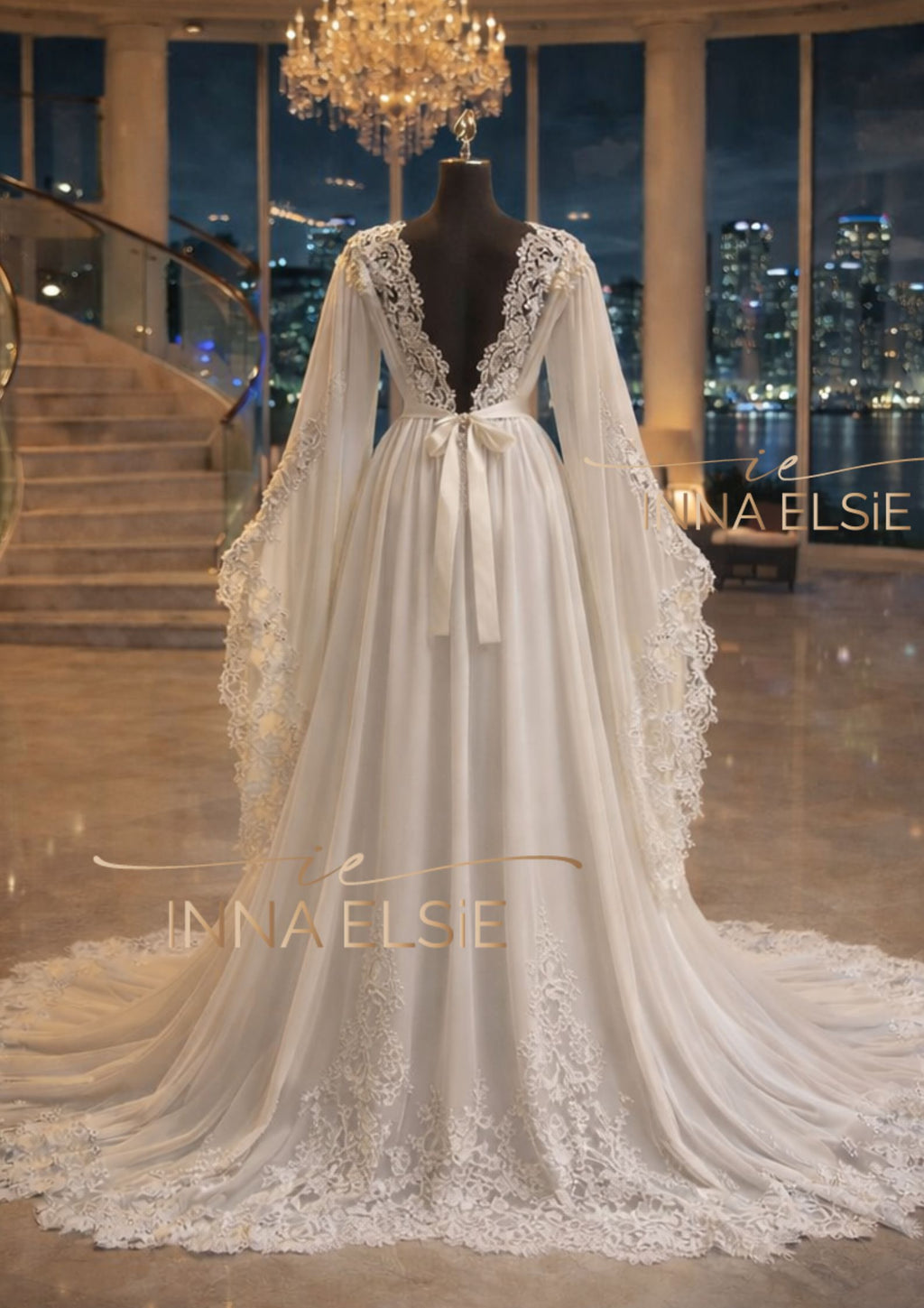 LIANA Bridal Robe Corset Style