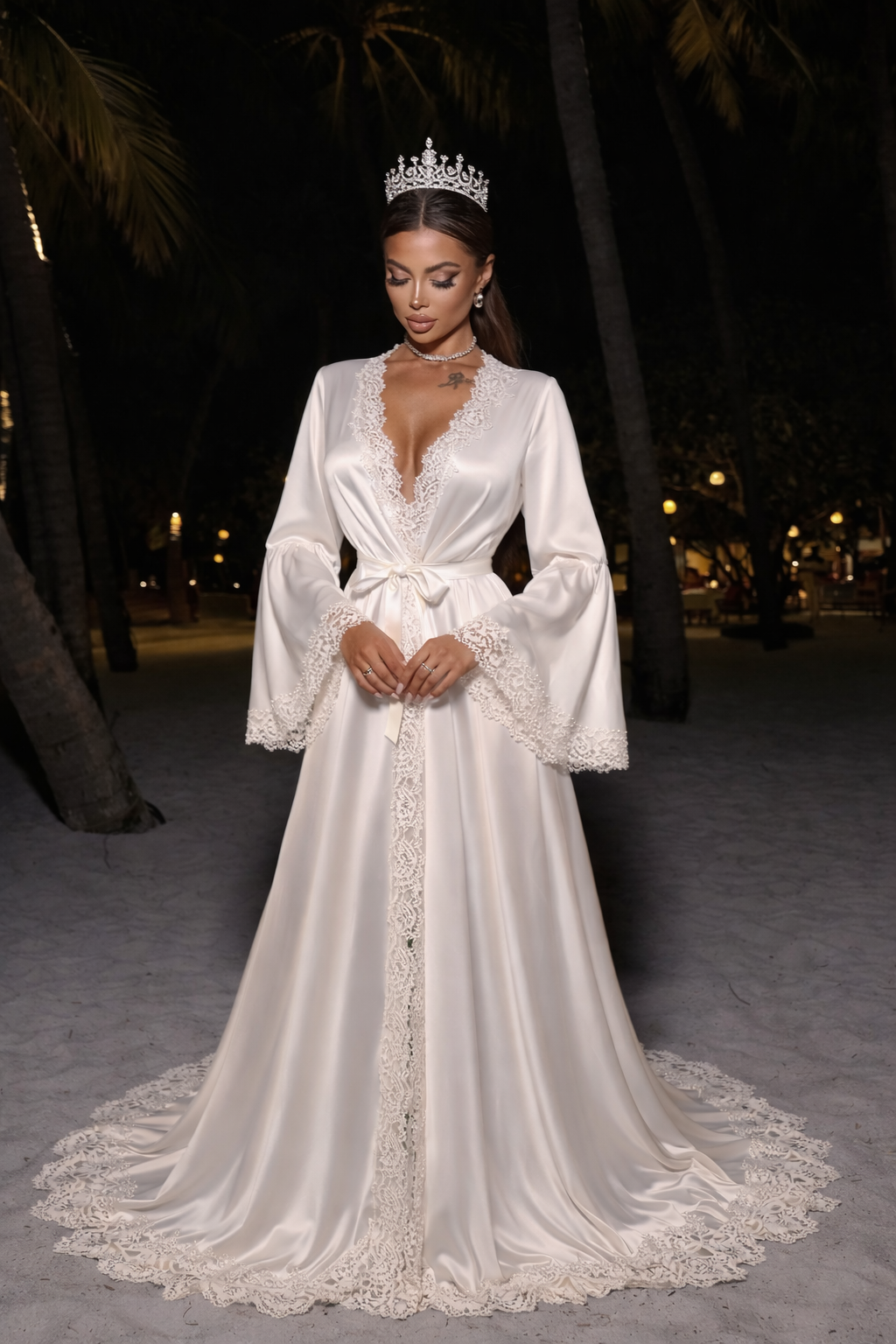 IMANI Luxury  bridal Robe