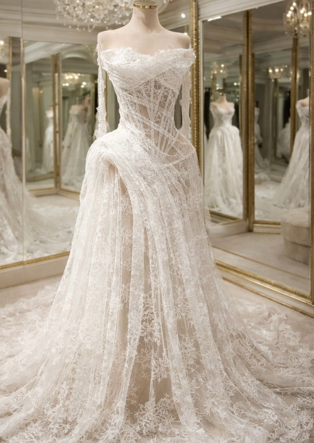 ASOL Lace Wedding Dress