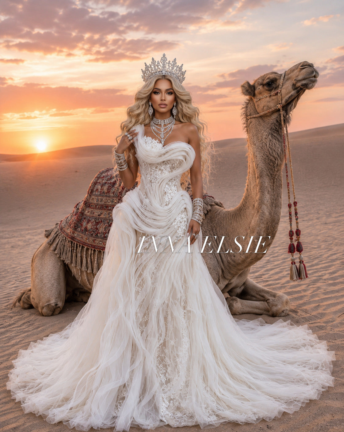 MIRANDA Sculpted Couture Gown