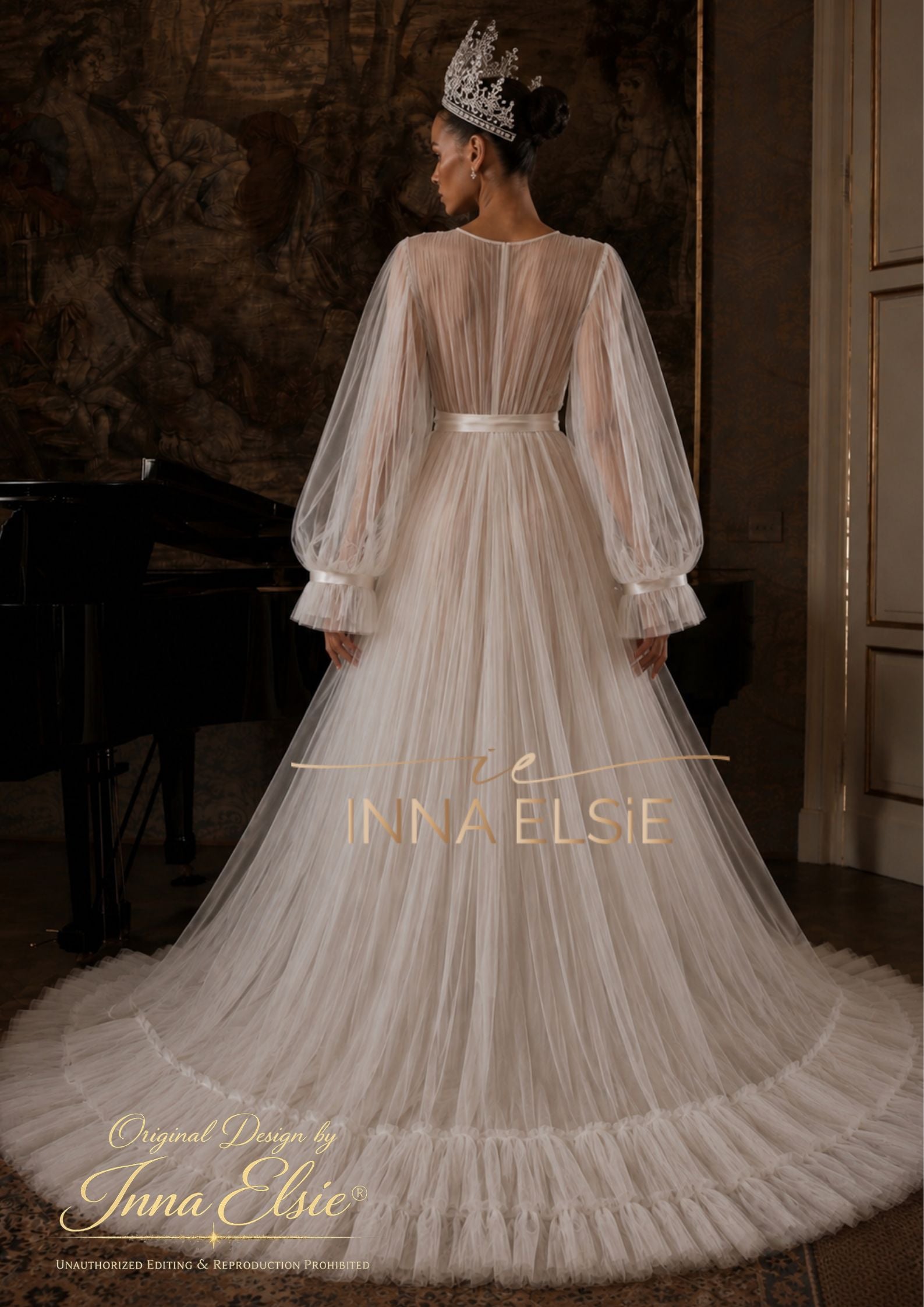 LADA Tulle Bridal Robe