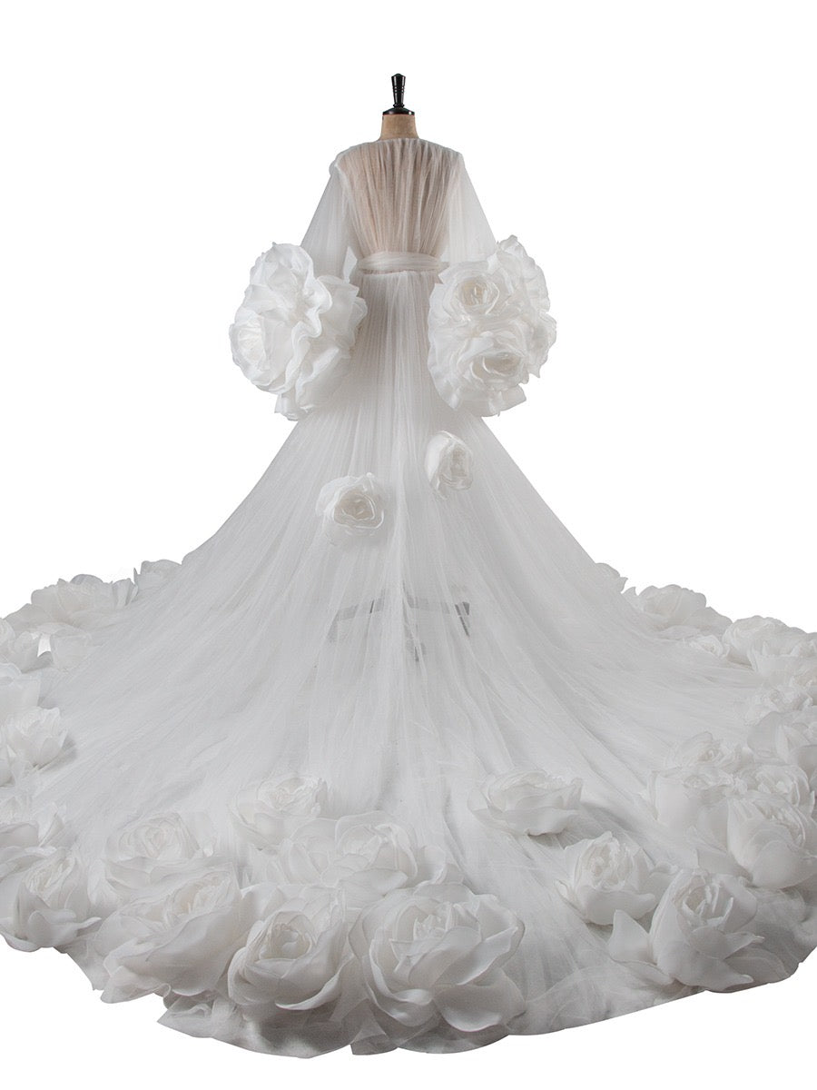 FLORIDA Luxury Floral Bridal Robe