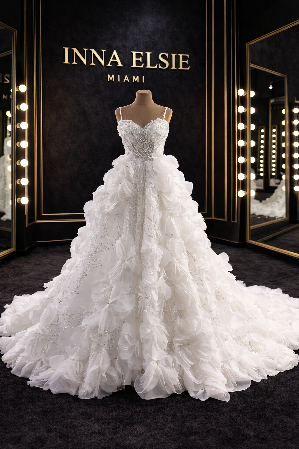 Soraya Wedding Dress with Cape