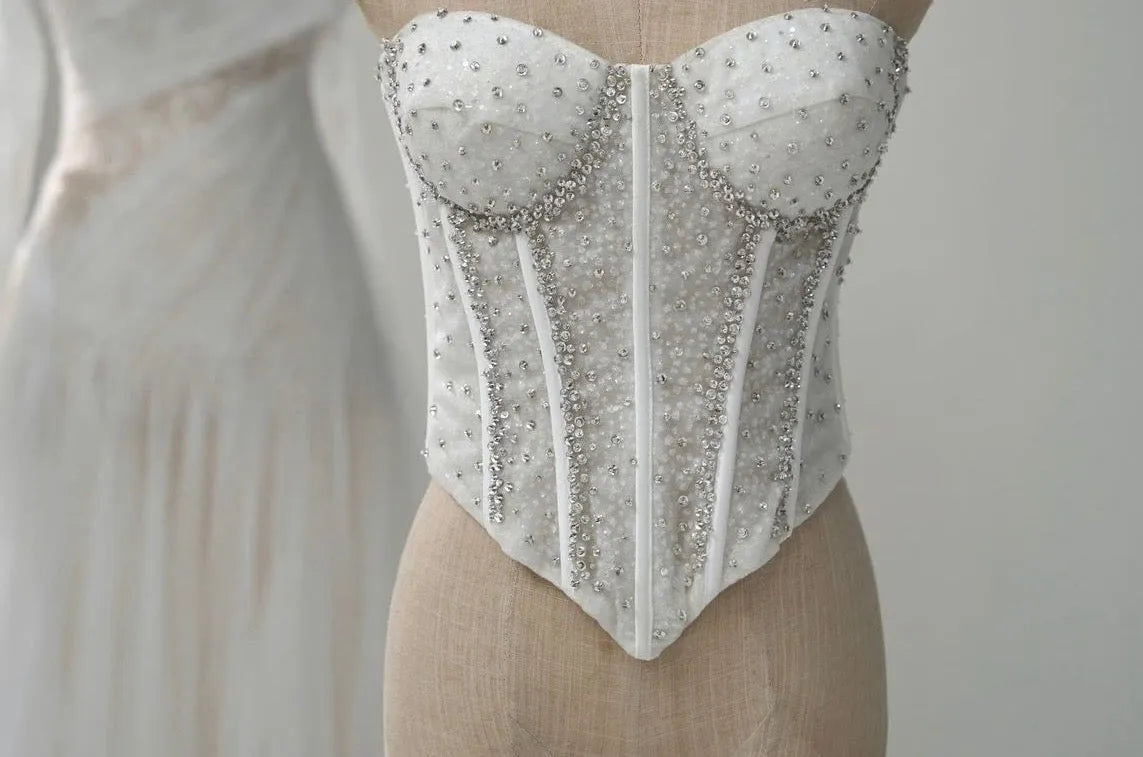 AGNESS Corset with Rhinestons