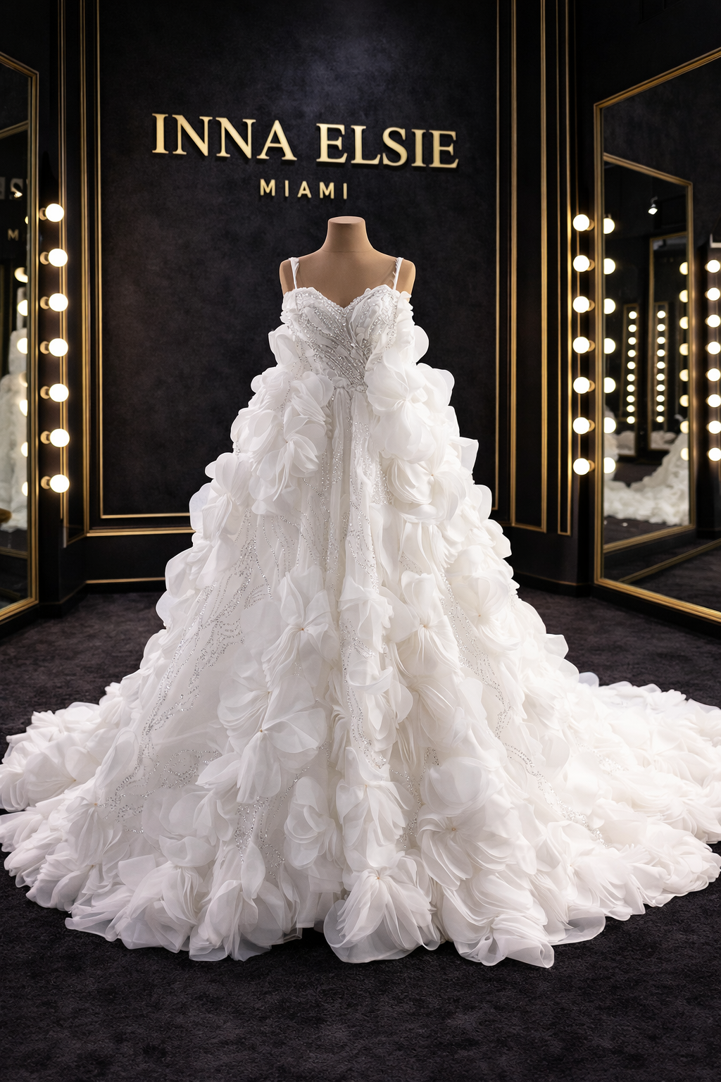 Soraya Wedding Dress with Cape