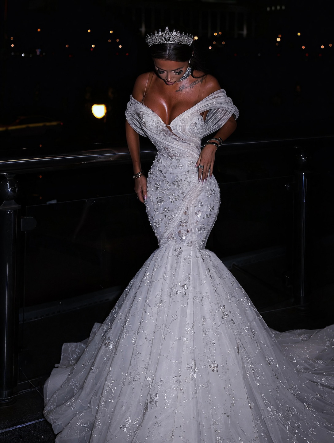 MIRTA Sculpted Mermaid Couture Gown