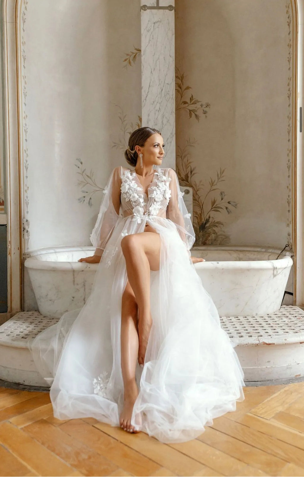 Luxury Angel Wedding Robe – The Perfect Bridal Dressing Gown