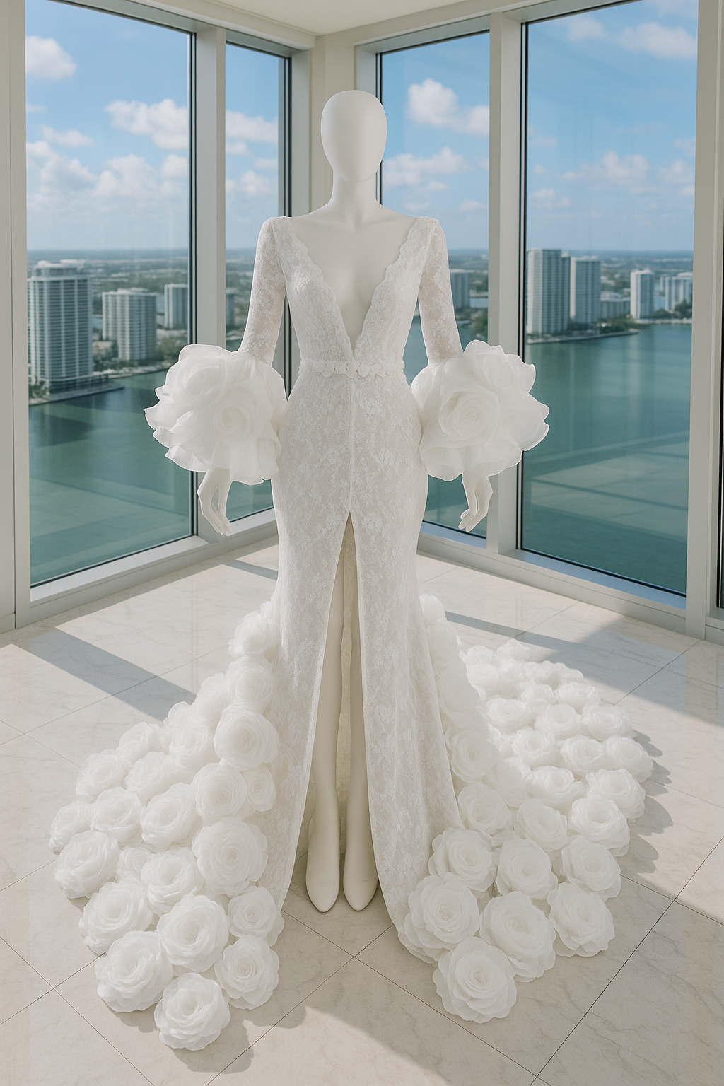 KIMBERLY Couture Lace Bridal Robe