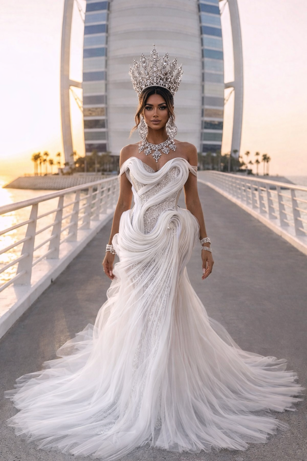 MIRANDA Sculpted Couture Gown