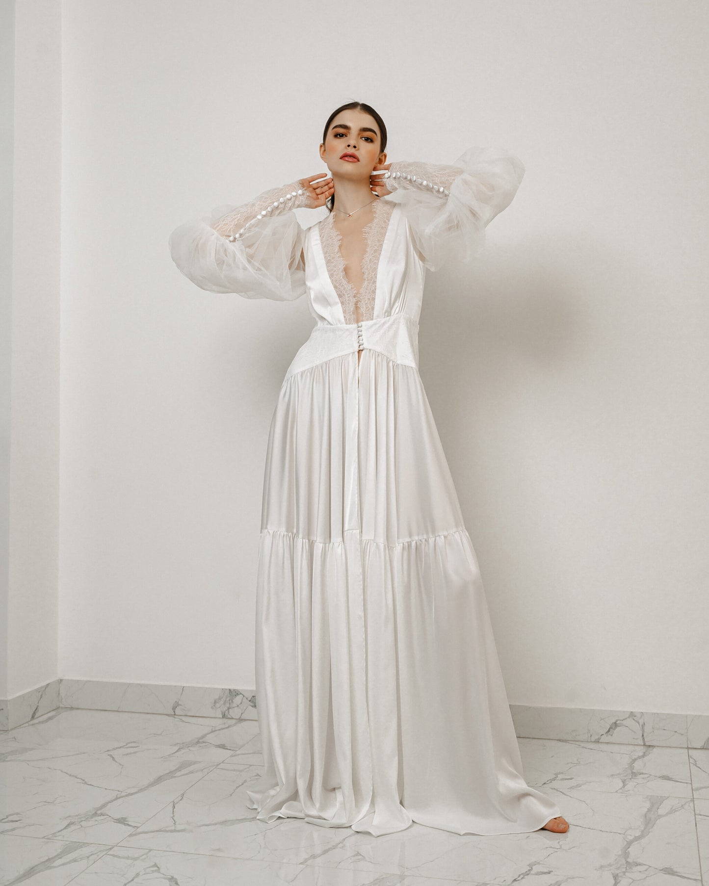 CELINE Luxury Bridal Robe