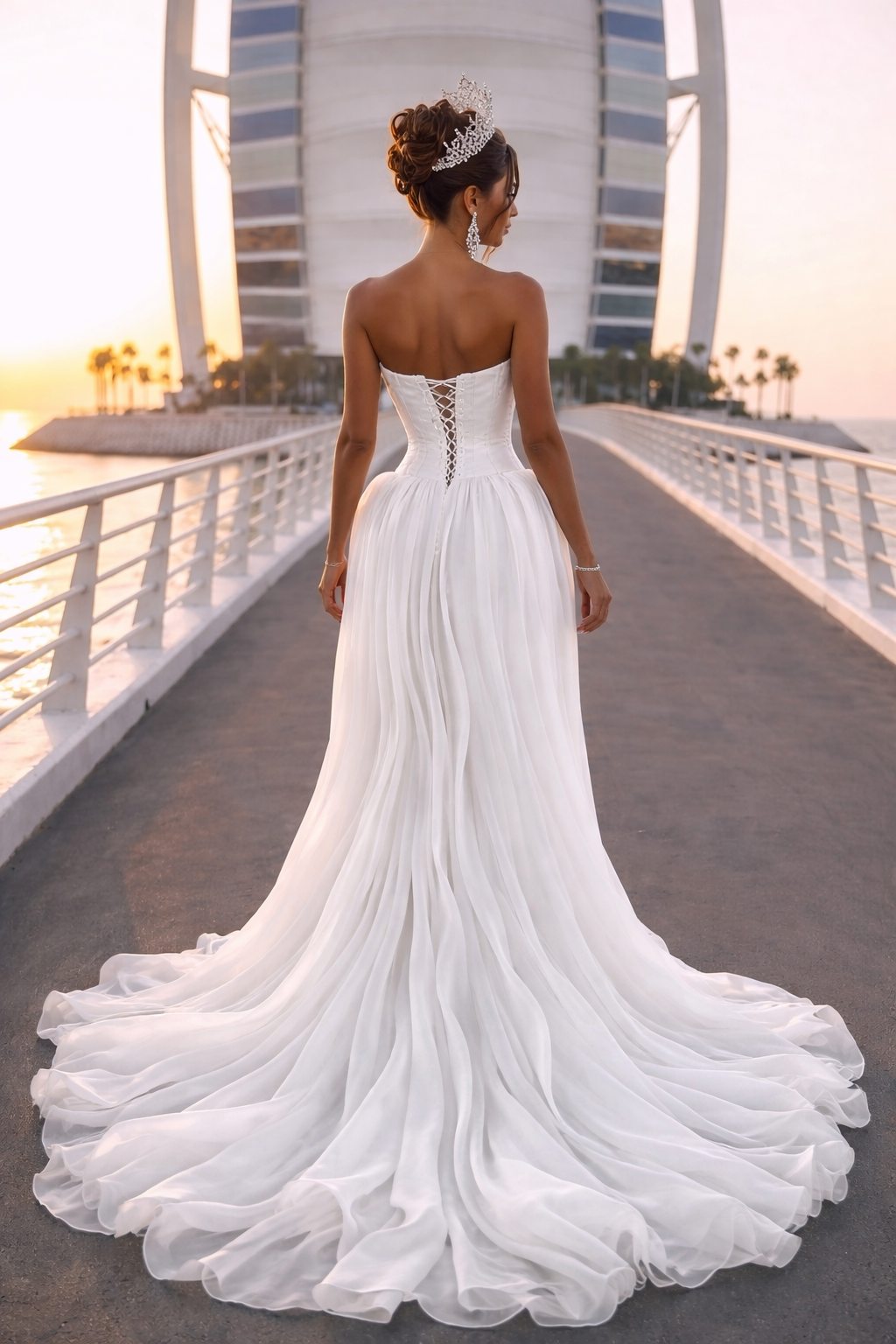 SERAPHINA Sculpted Royal Minimal Gown