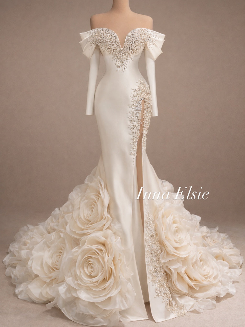 SARAH Wedding Dress With Diamonds
