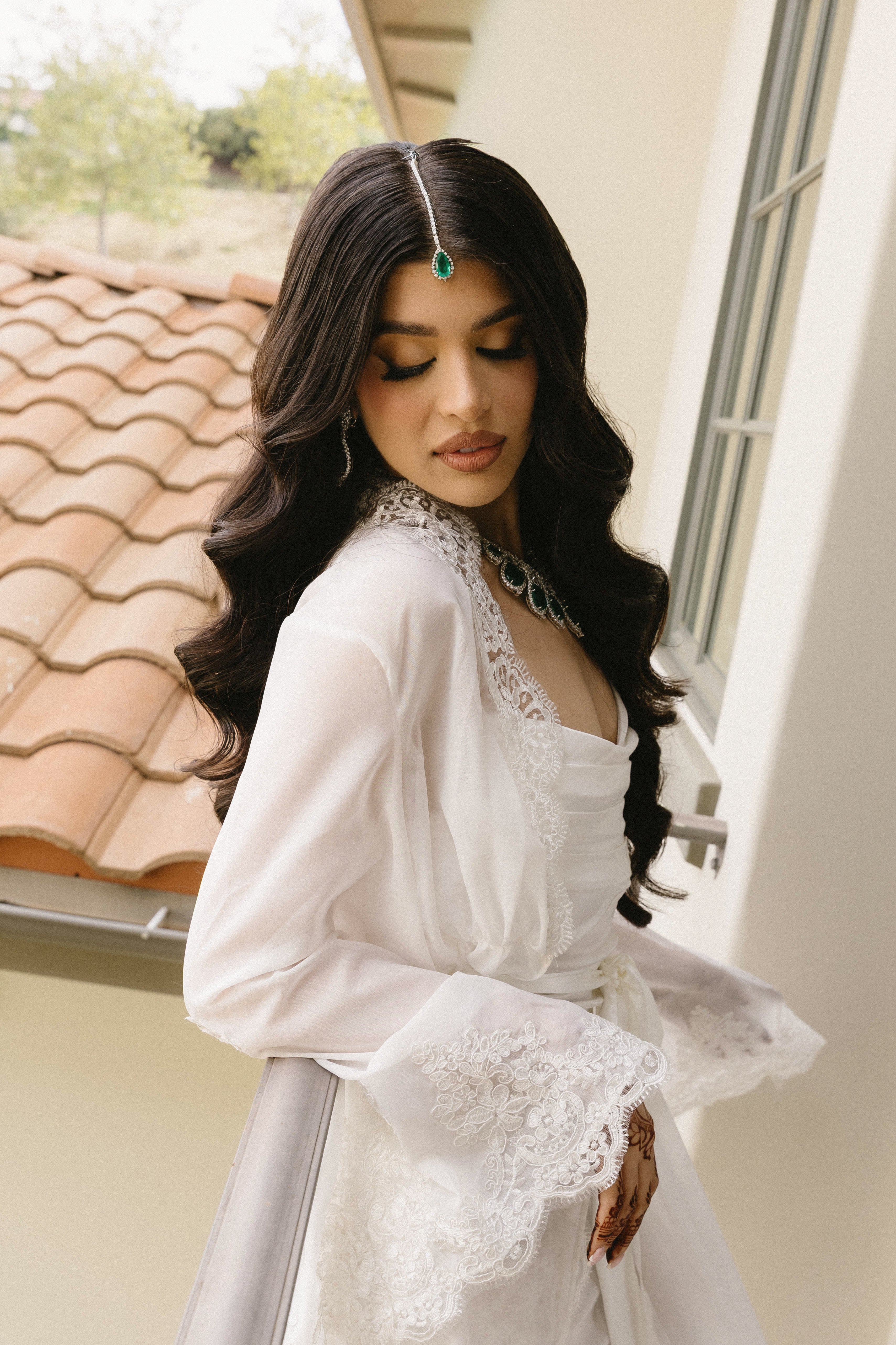 FAENA Couture CHIFFON Bridal Robe