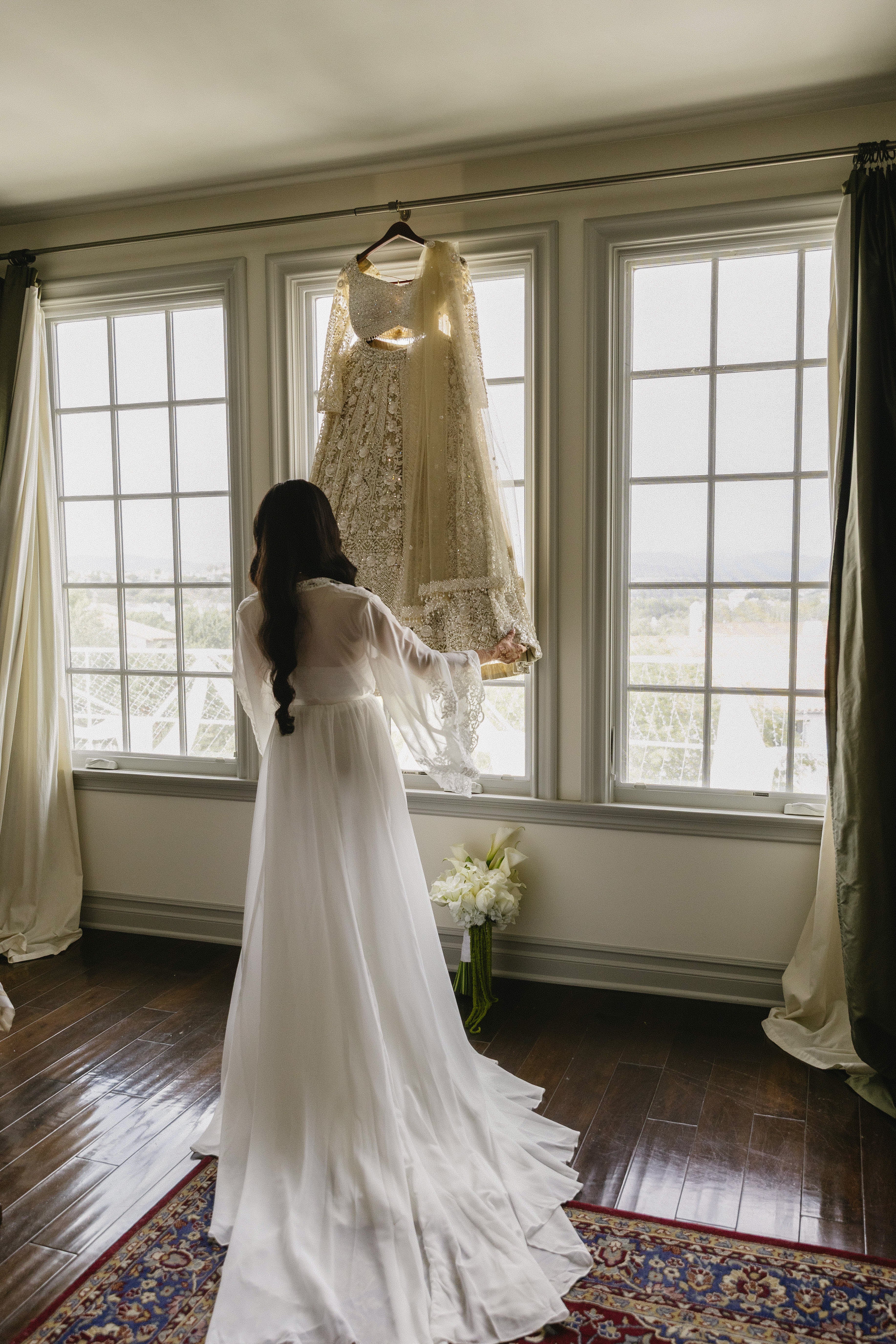 FAENA Couture CHIFFON Bridal Robe