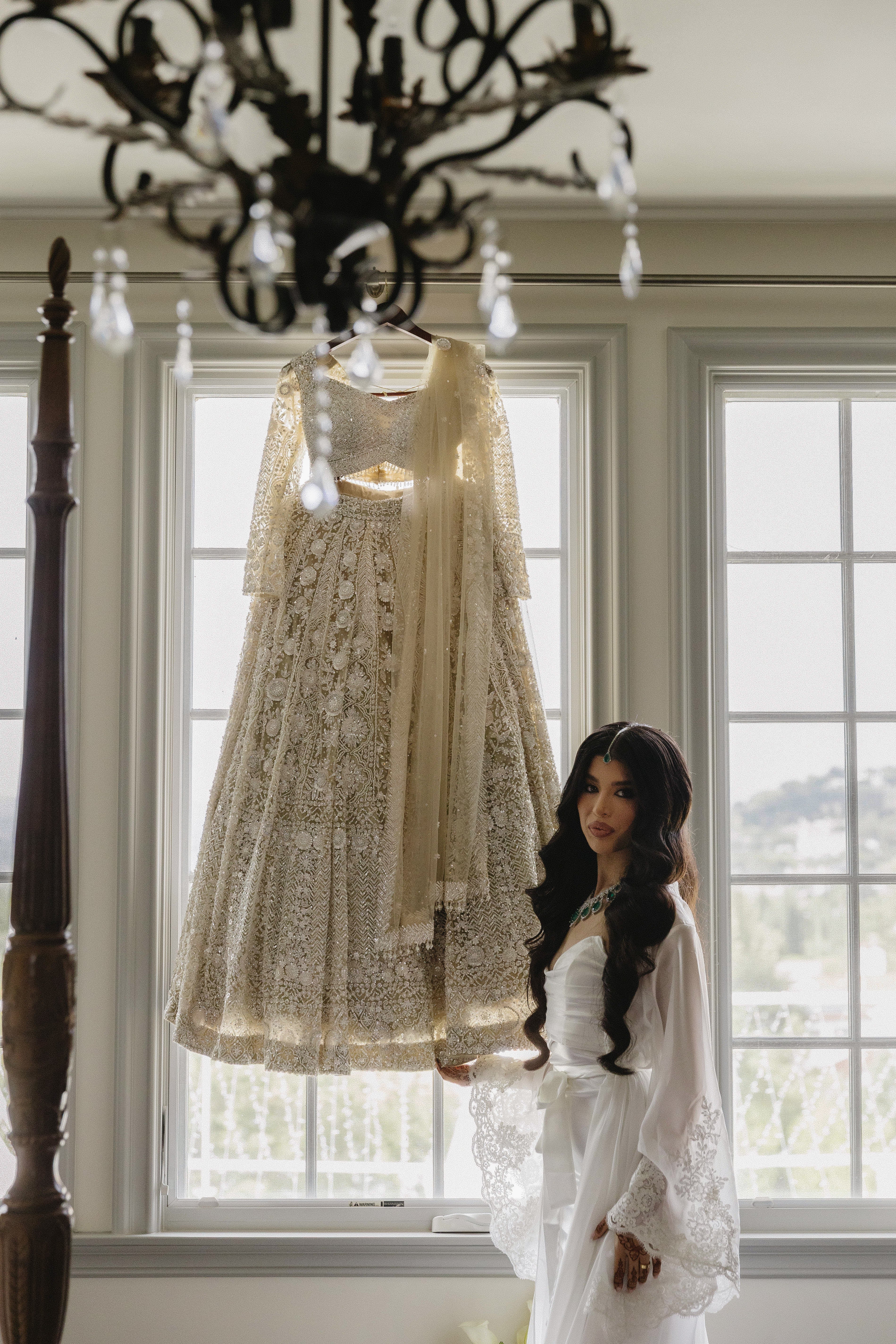 FAENA Couture CHIFFON Bridal Robe