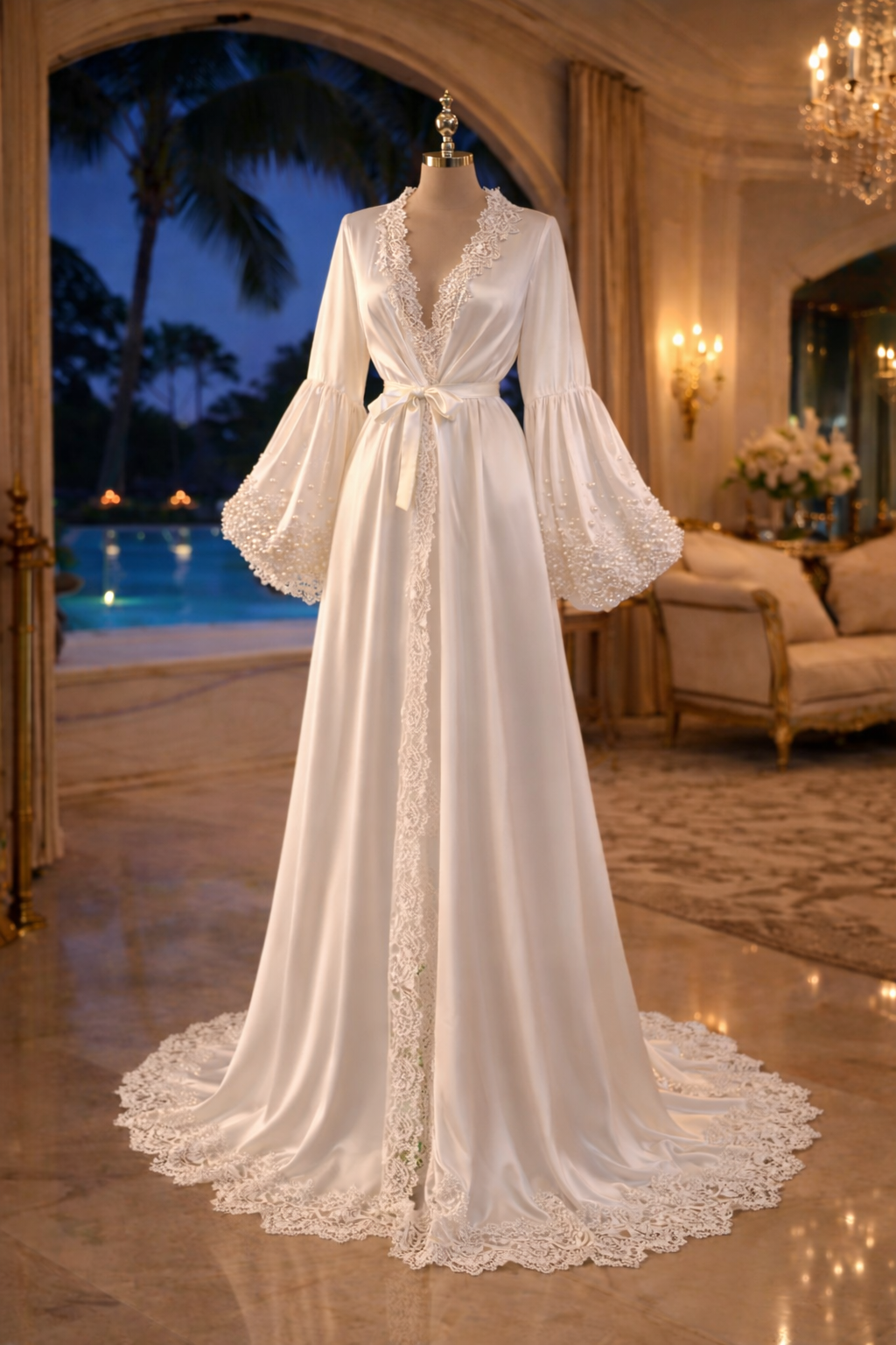 IMANI Luxury  bridal Robe