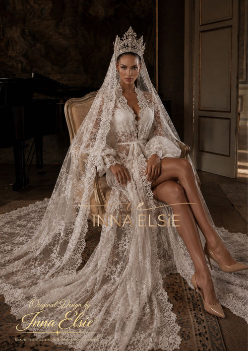 aurora lace dress White Aurora Lace Wedding Dress Aurora By Suzanne Neville Long Sleeve Lace Wedding Dress The