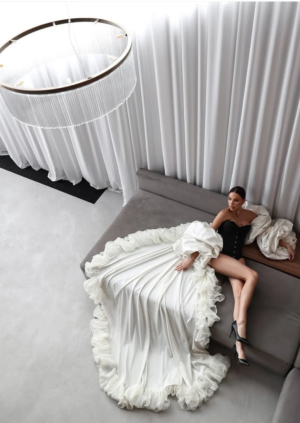 DOLCE Luxury Bridal Robe Cape