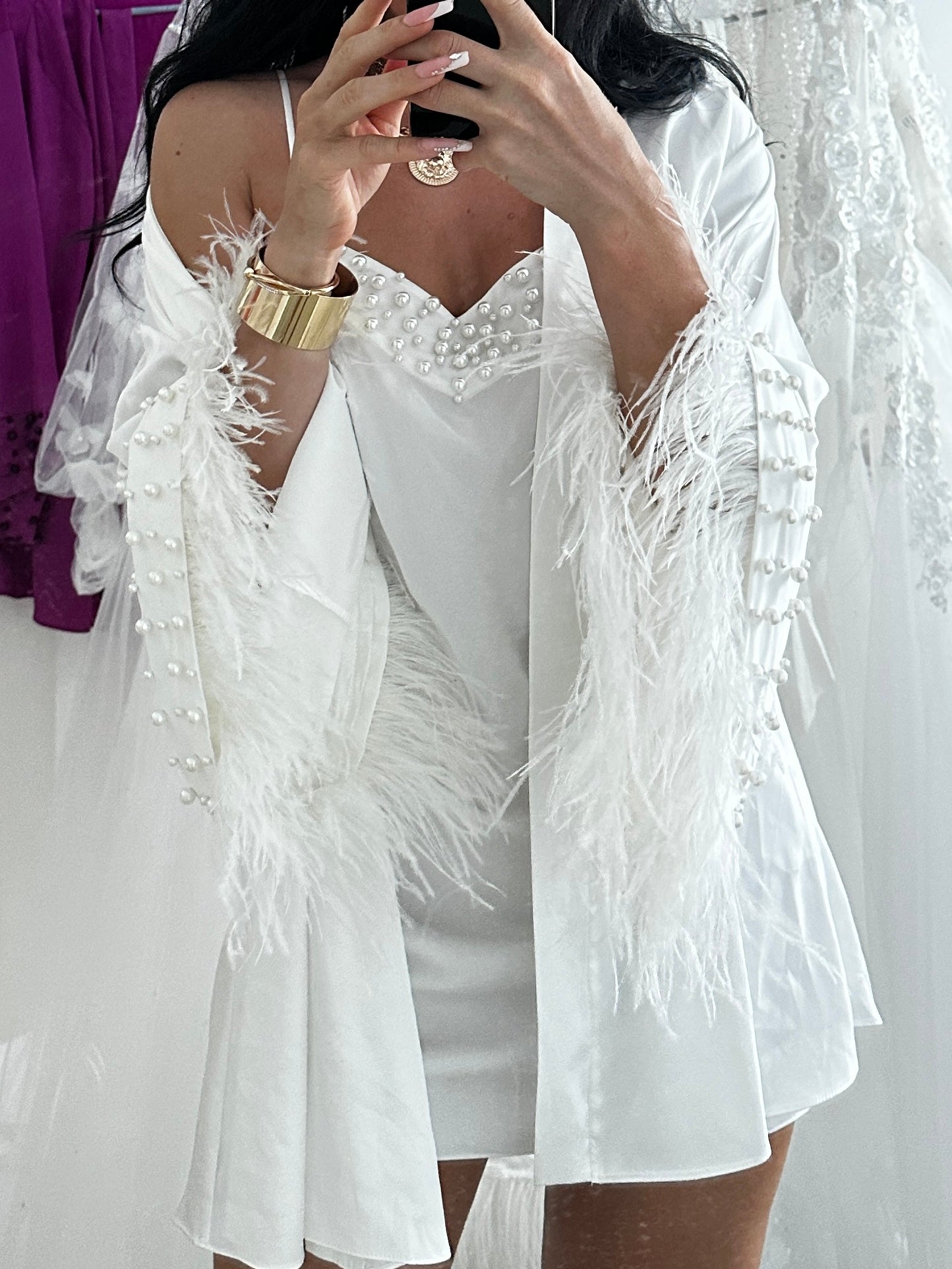 Rimma Short Silk Robe