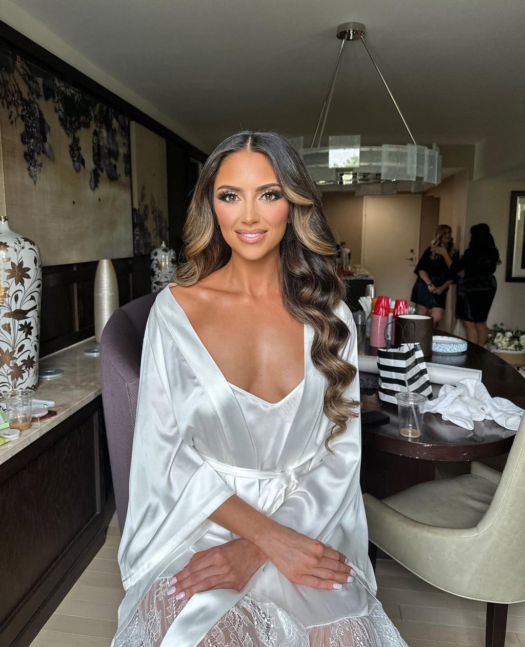 Sahar Silk Bridal robe