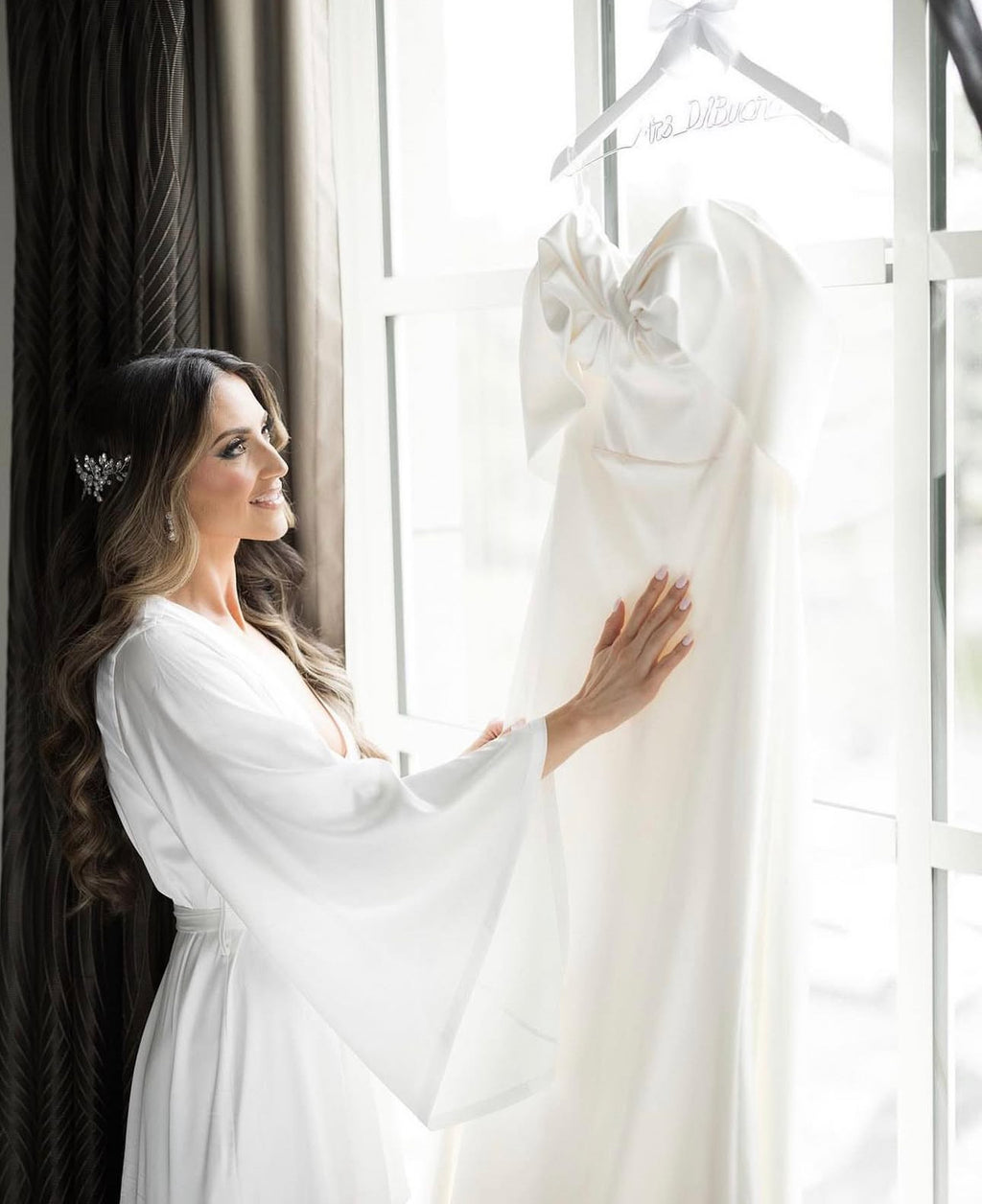 Sahar Silk Bridal robe