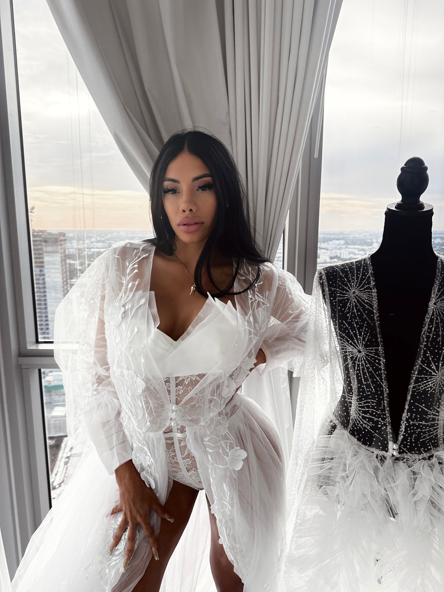 AVA Bridal Lace Bodysuit