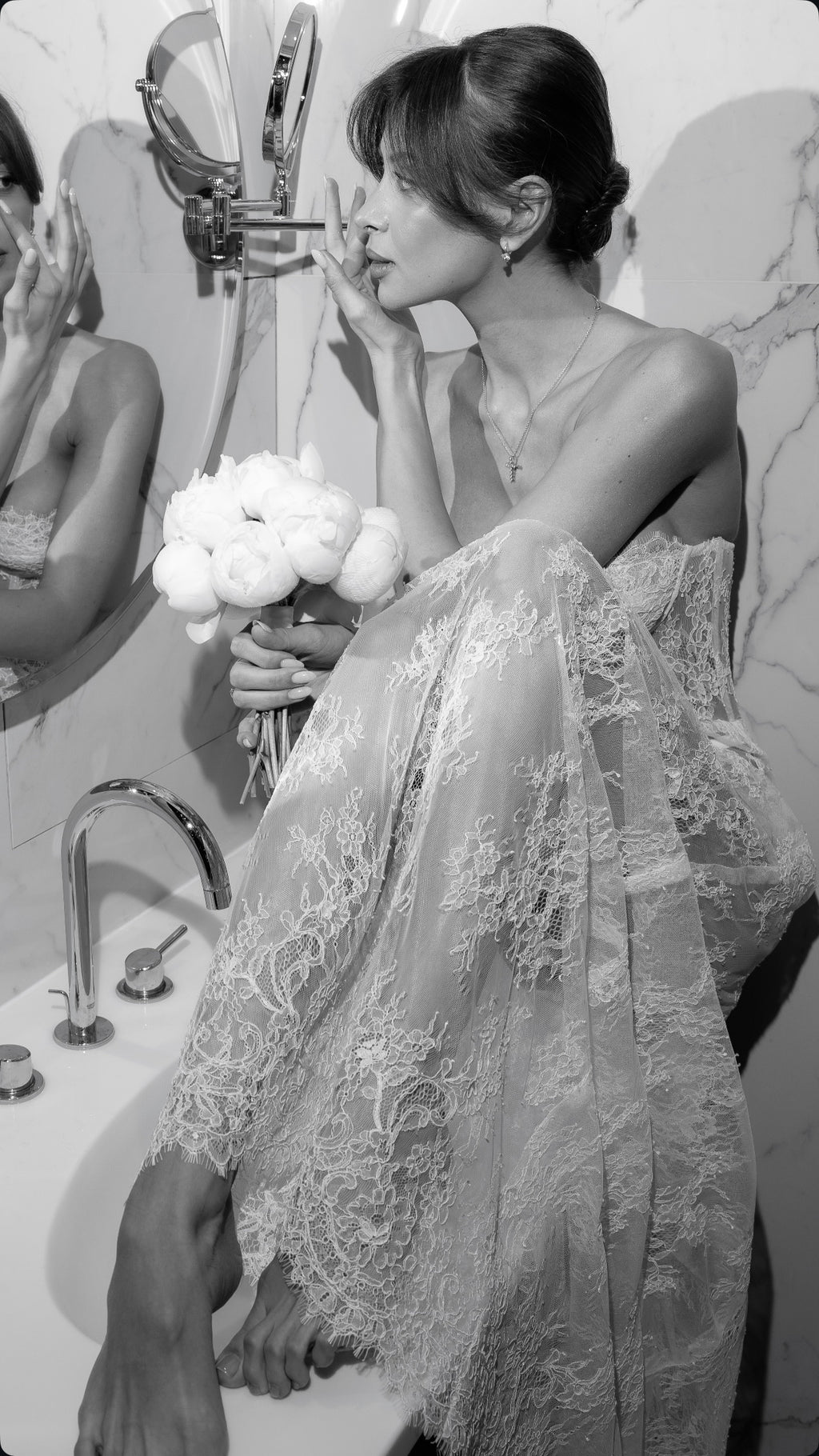 AMALIA Lace Slip Dress