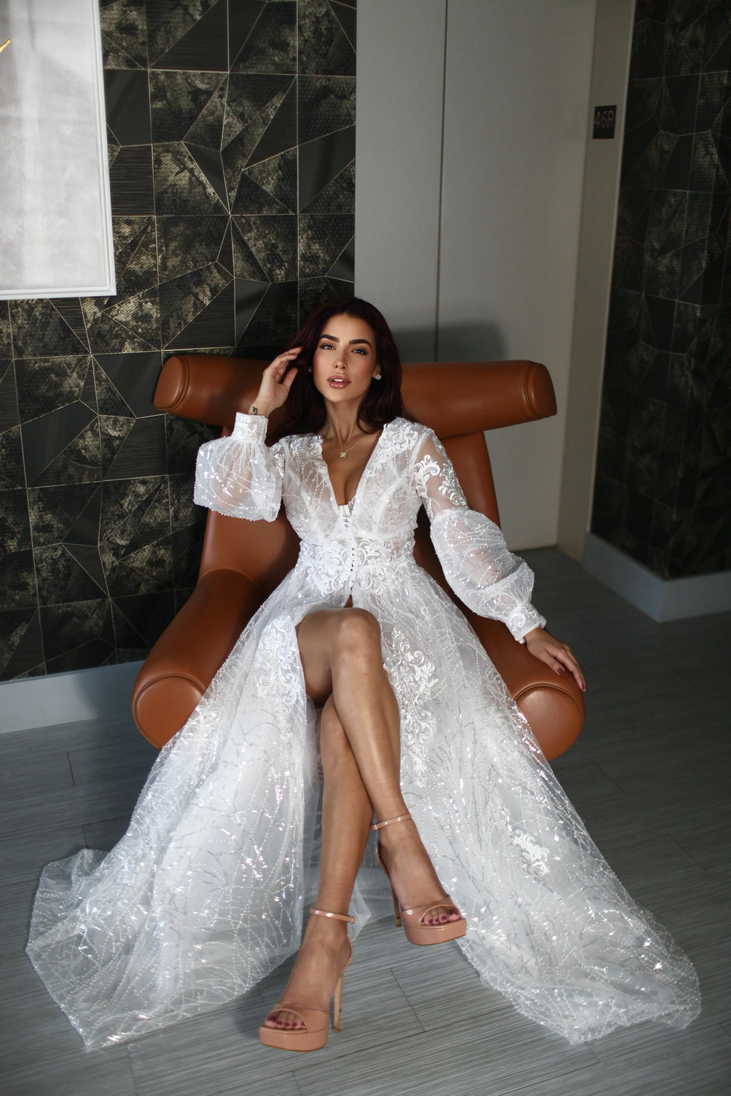 ELSIE AMARA bridal robe