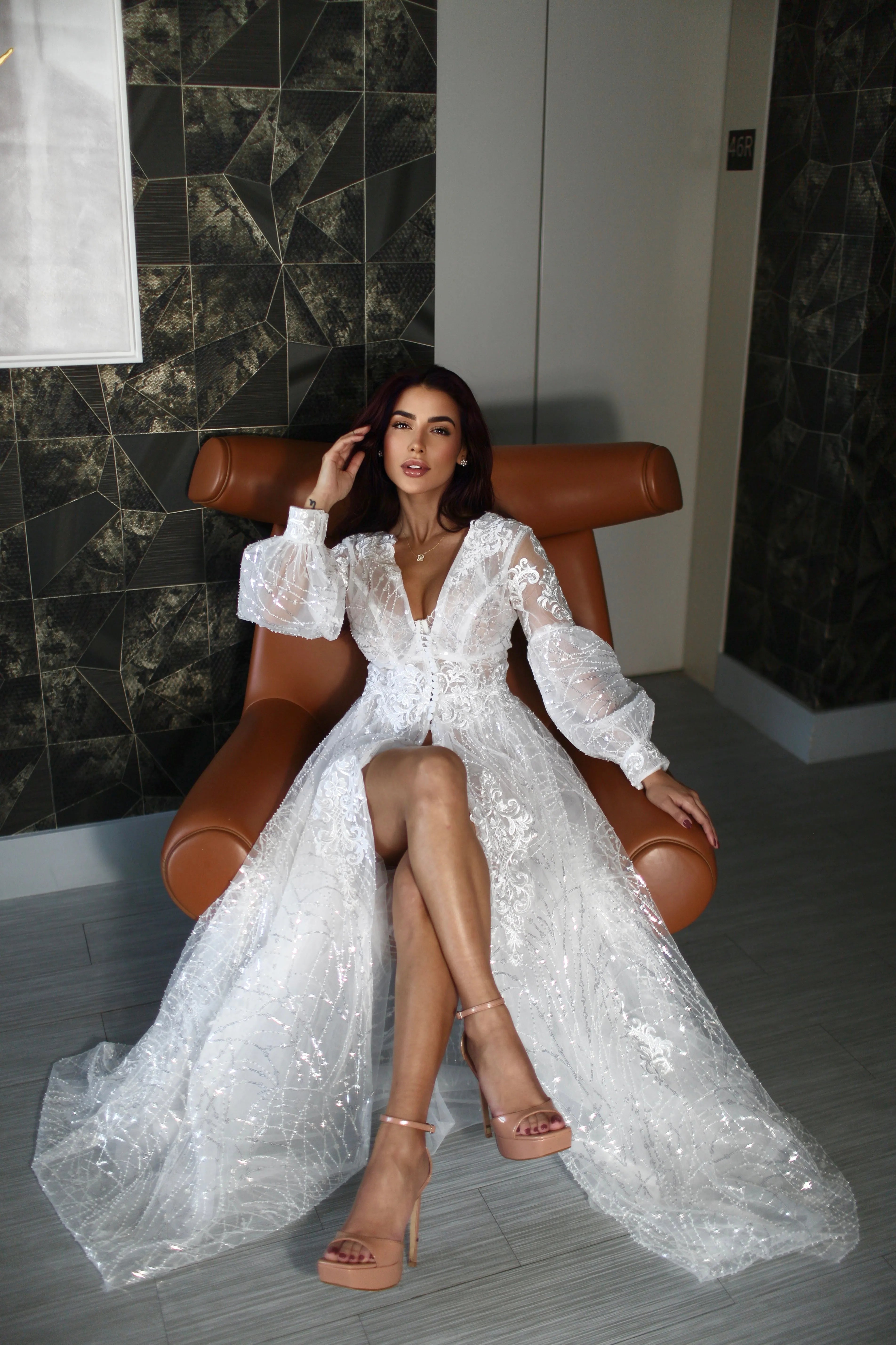ELSIE AMARA bridal robe