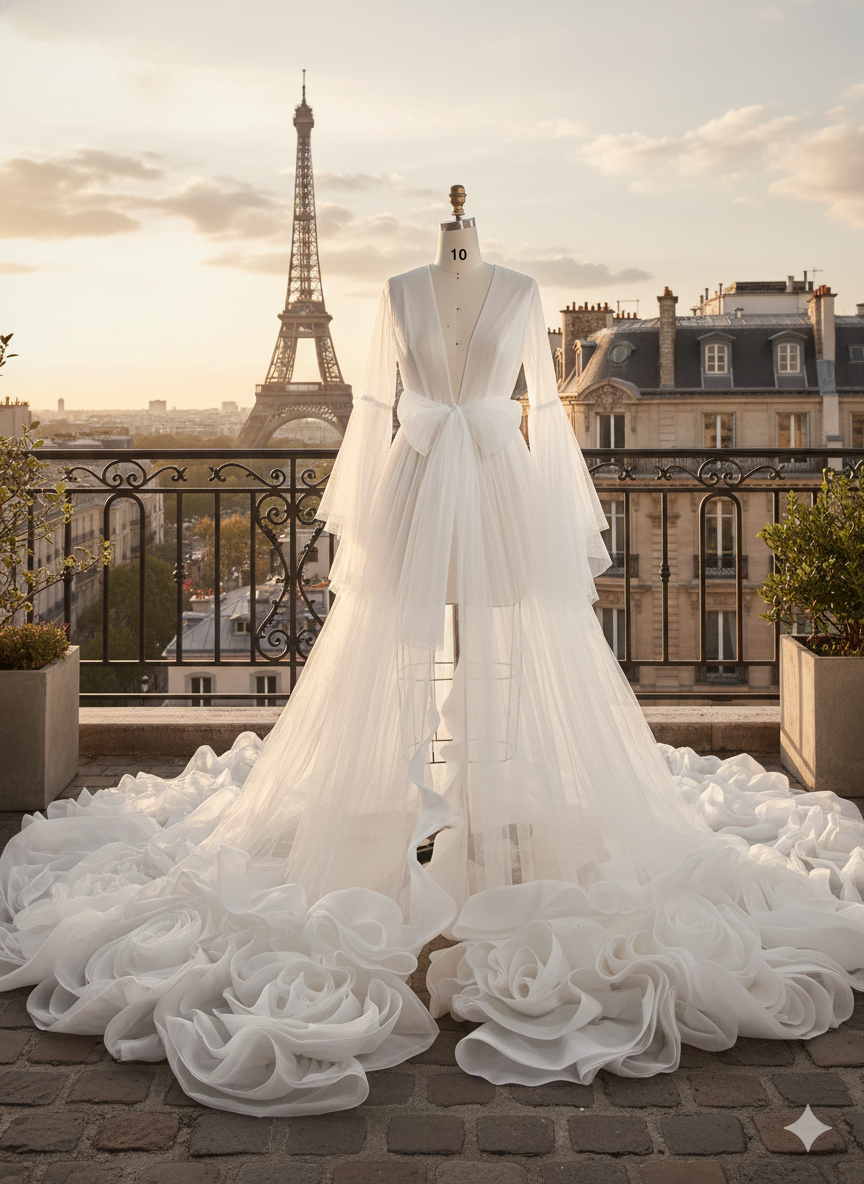 JADORA COUTURE BRIDAL ROBE