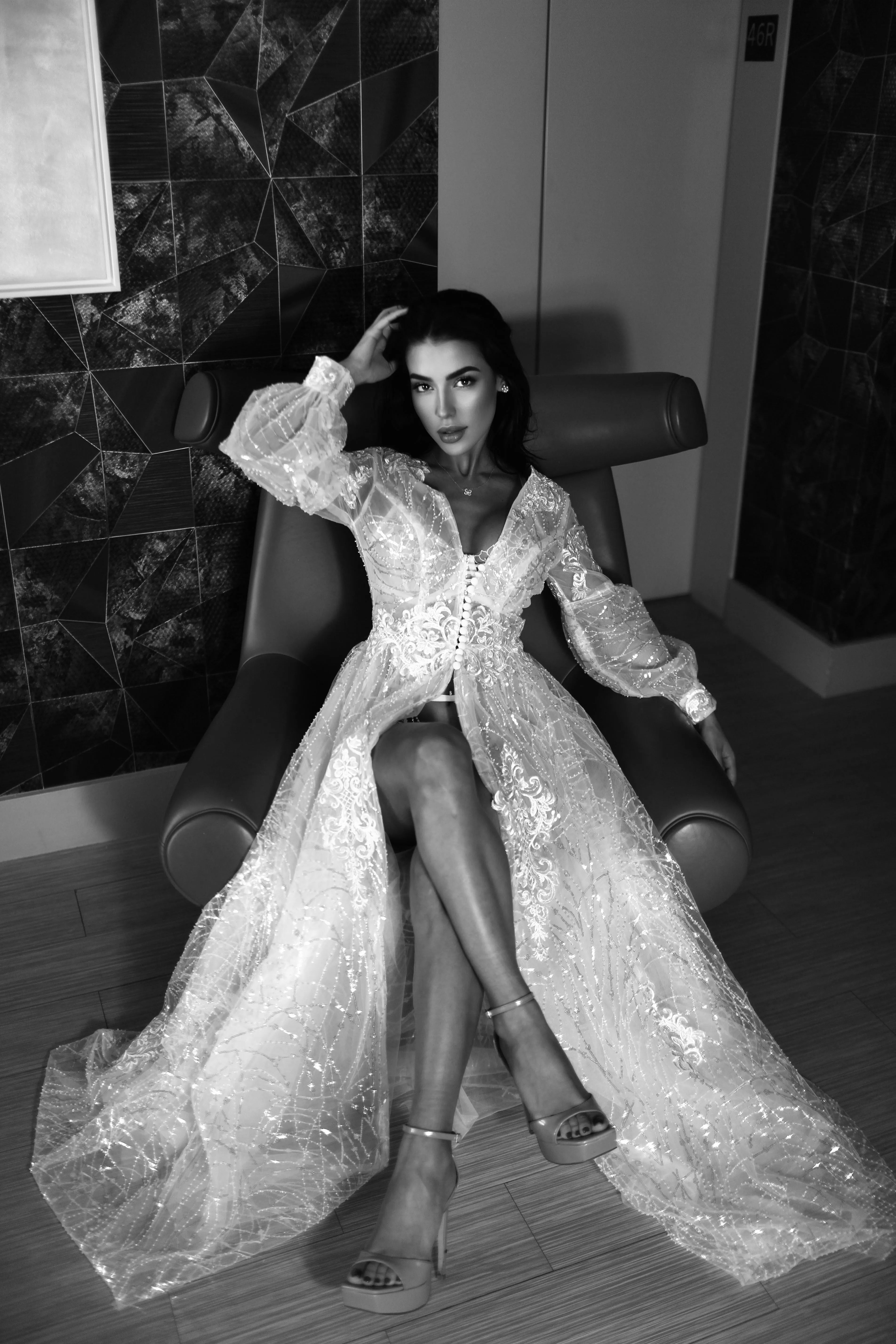 ELSIE AMARA bridal robe