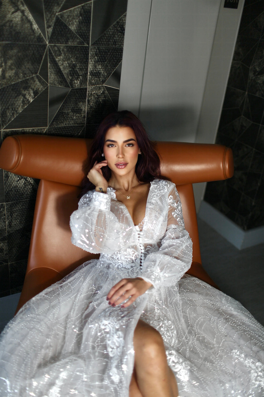 ELSIE AMARA bridal robe