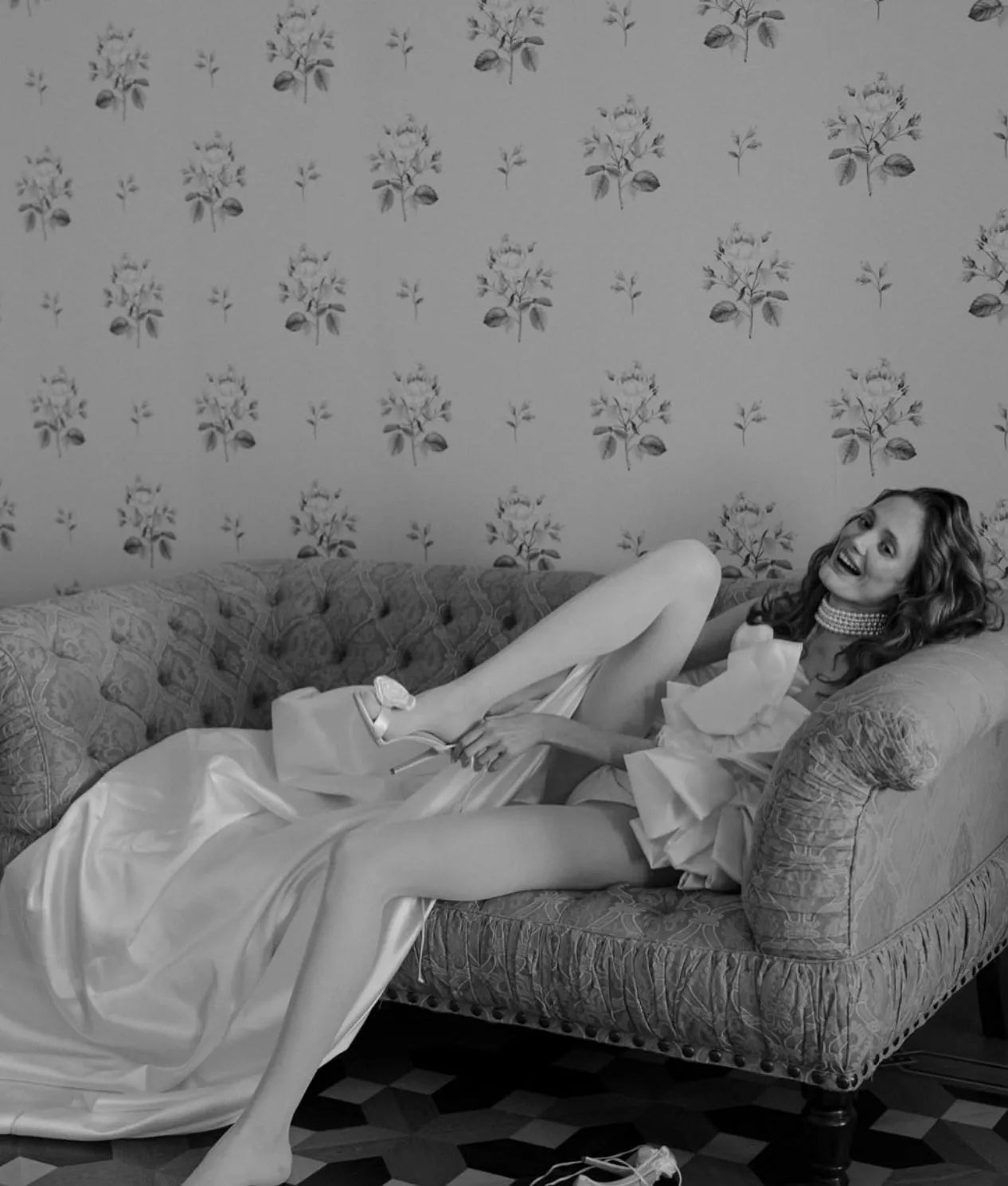 OLINA Silk Bridal Cape