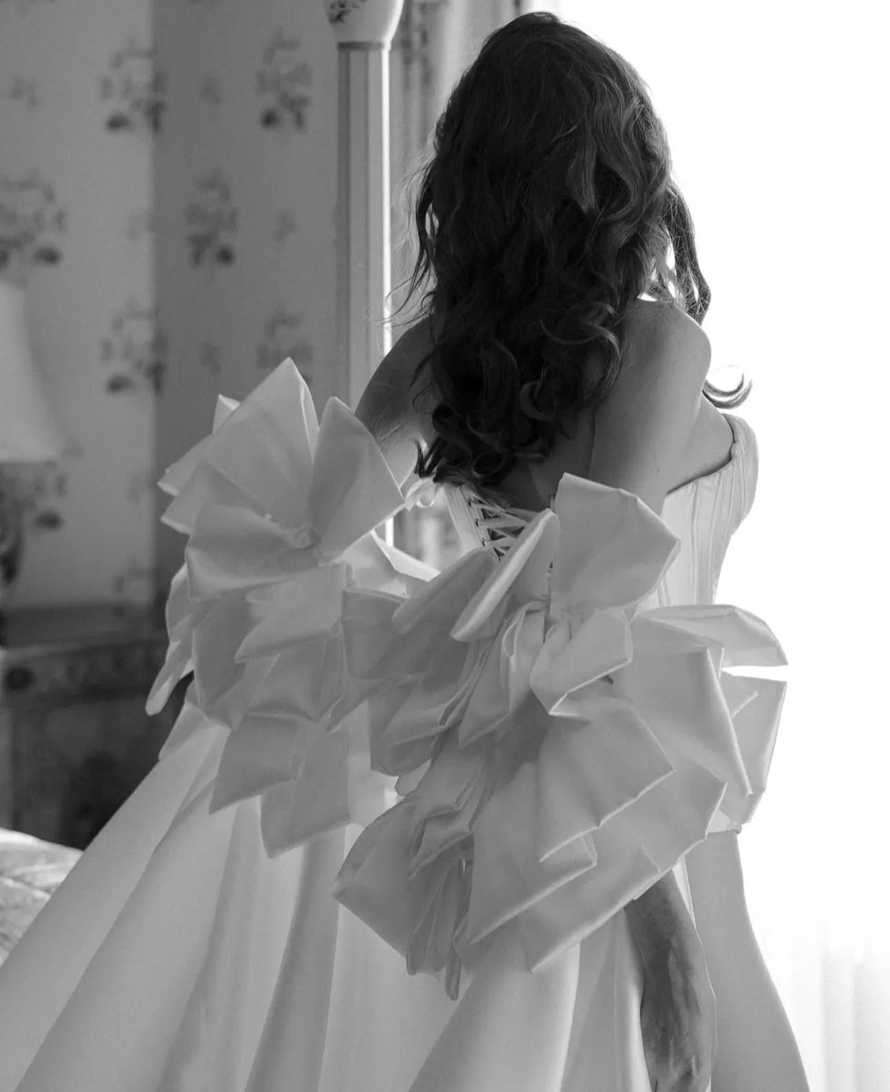 OLINA Silk Bridal Cape