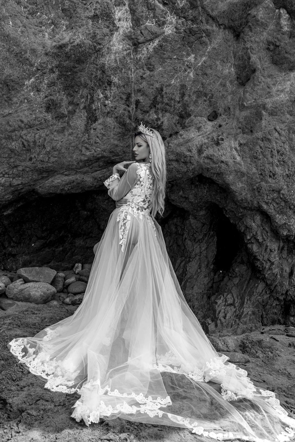 ITALY luxury bridal robe