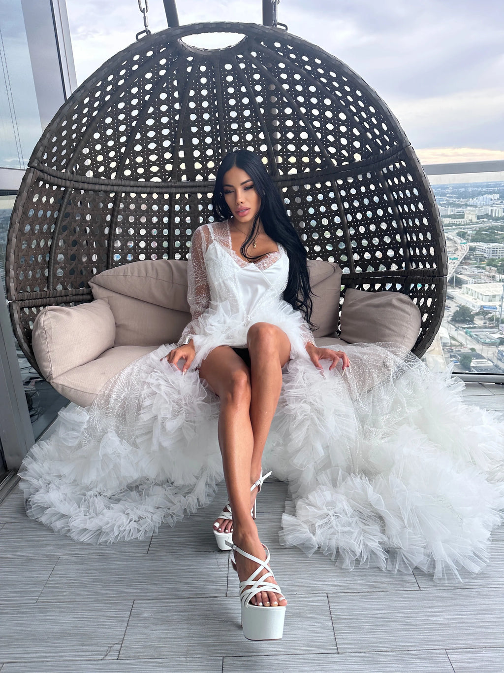 DANA silk slip dress