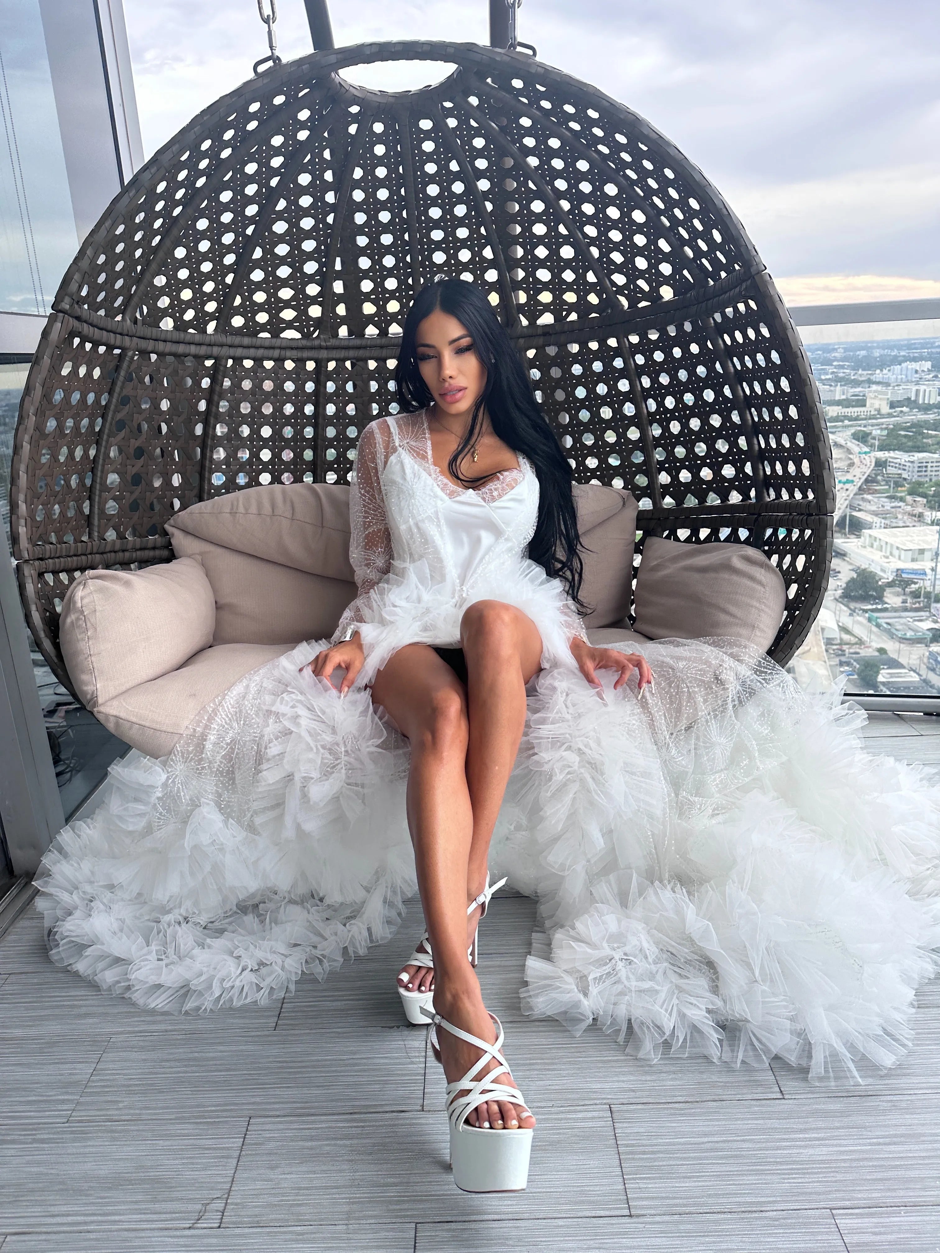 DANA silk slip dress