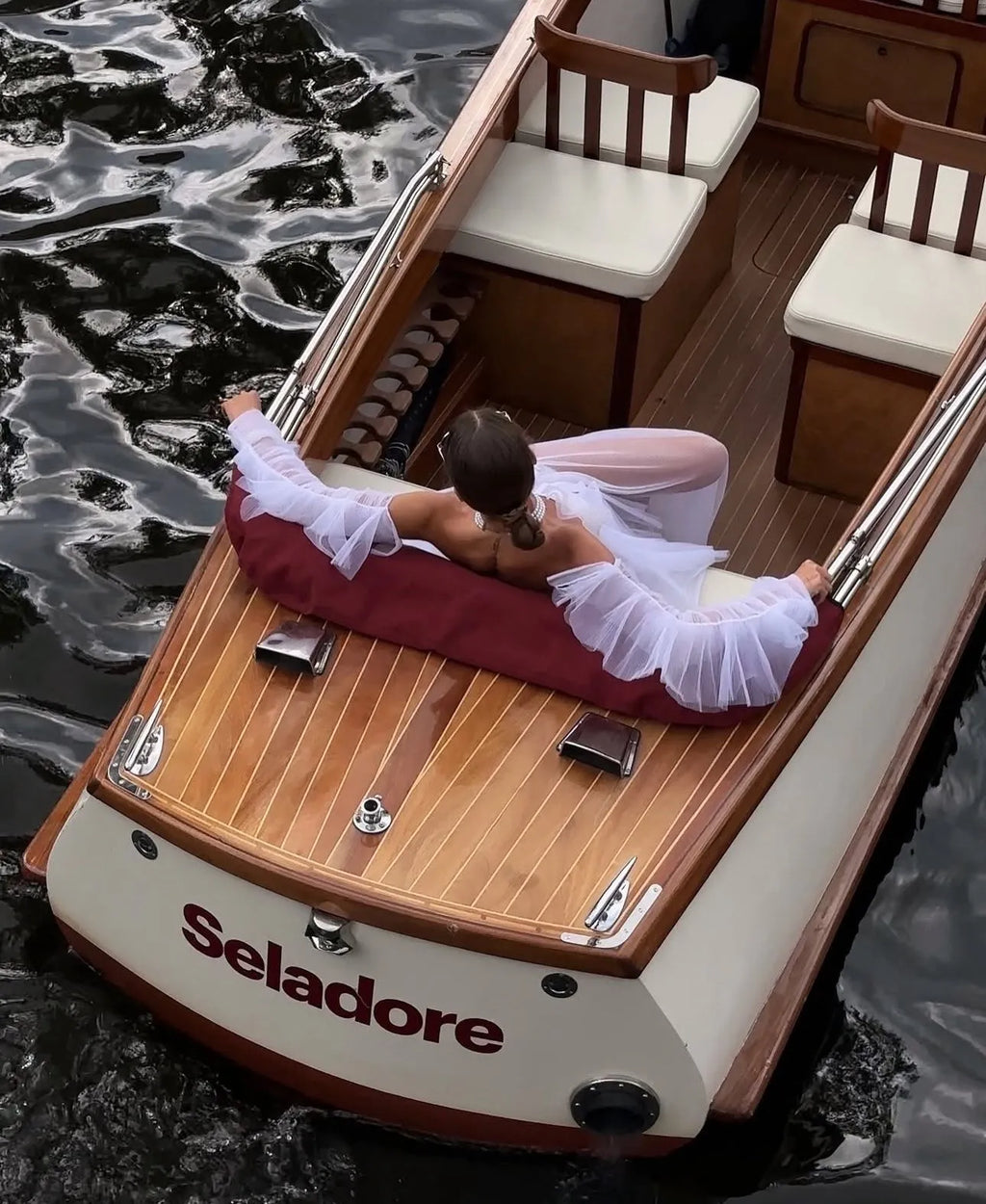 PATRICIA Bridal Long Dress WHITE